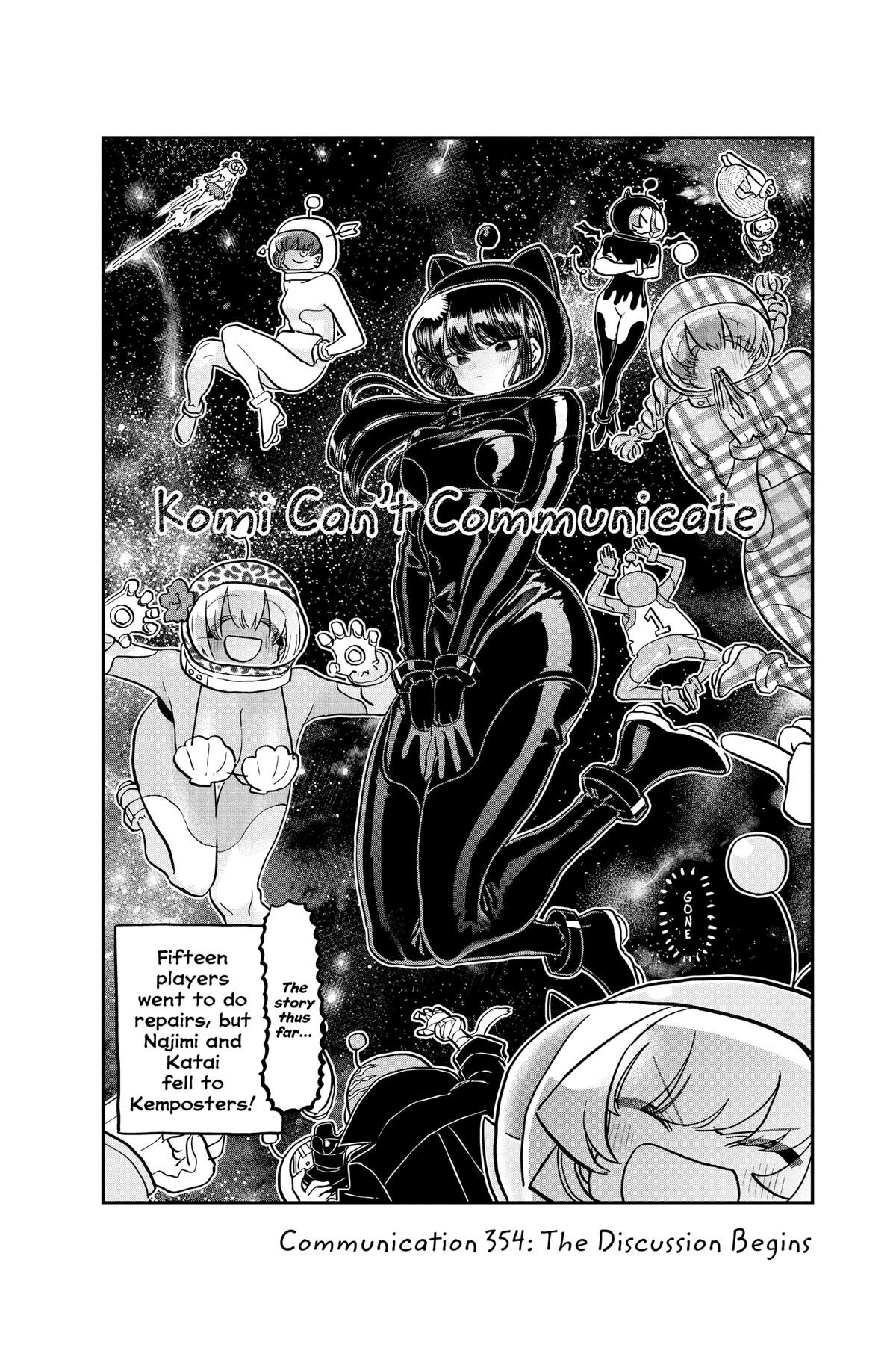 Komi Can’t Communicate Chapter 354