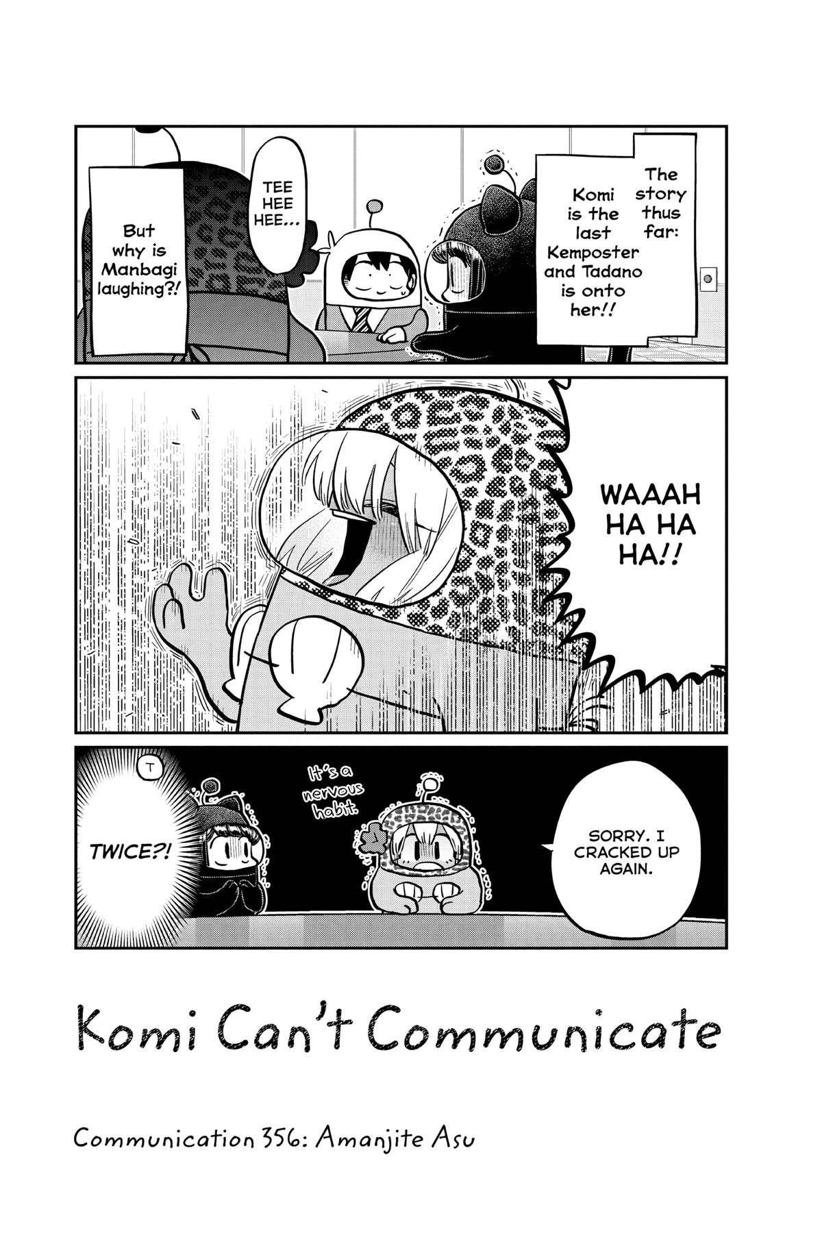 Komi Can’t Communicate Chapter 356