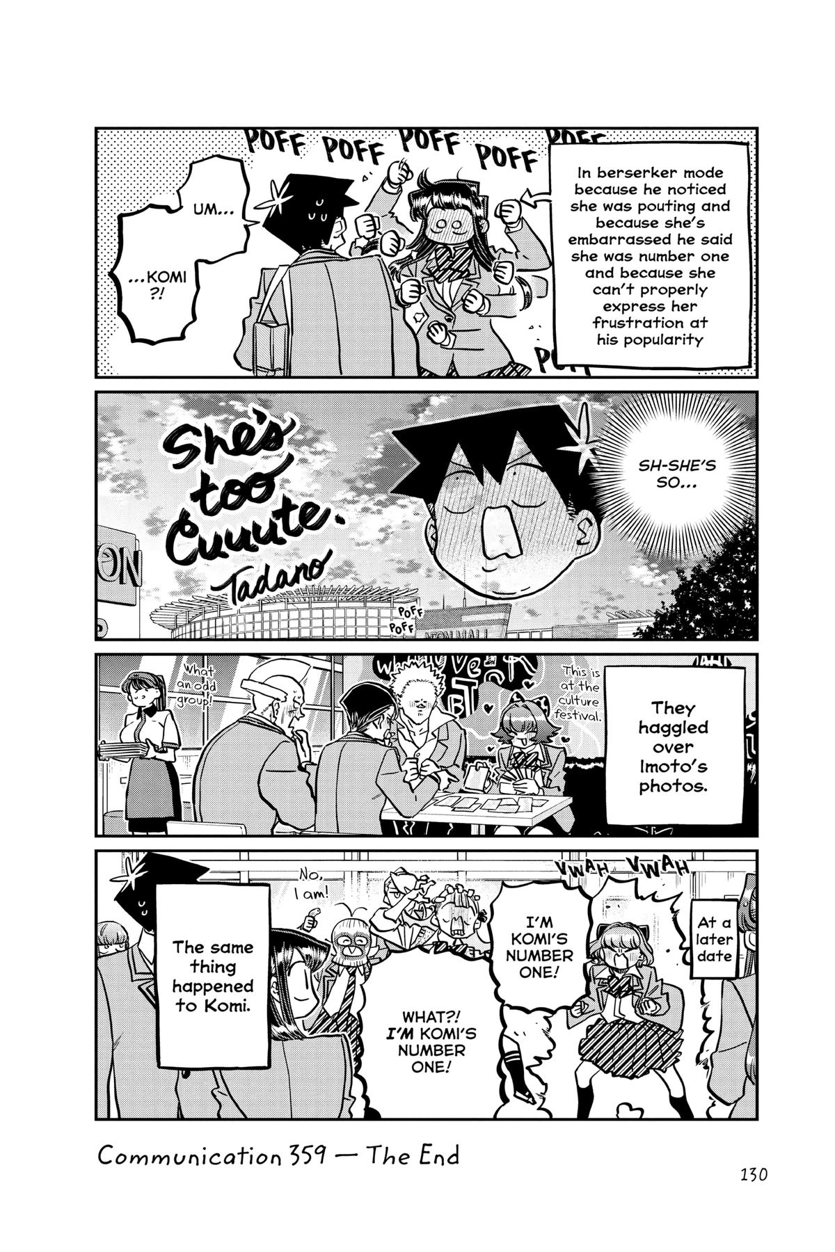 Komi Can’t Communicate Chapter 359