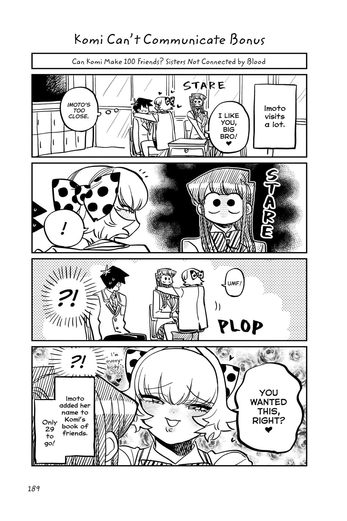 Komi Can’t Communicate Chapter 363