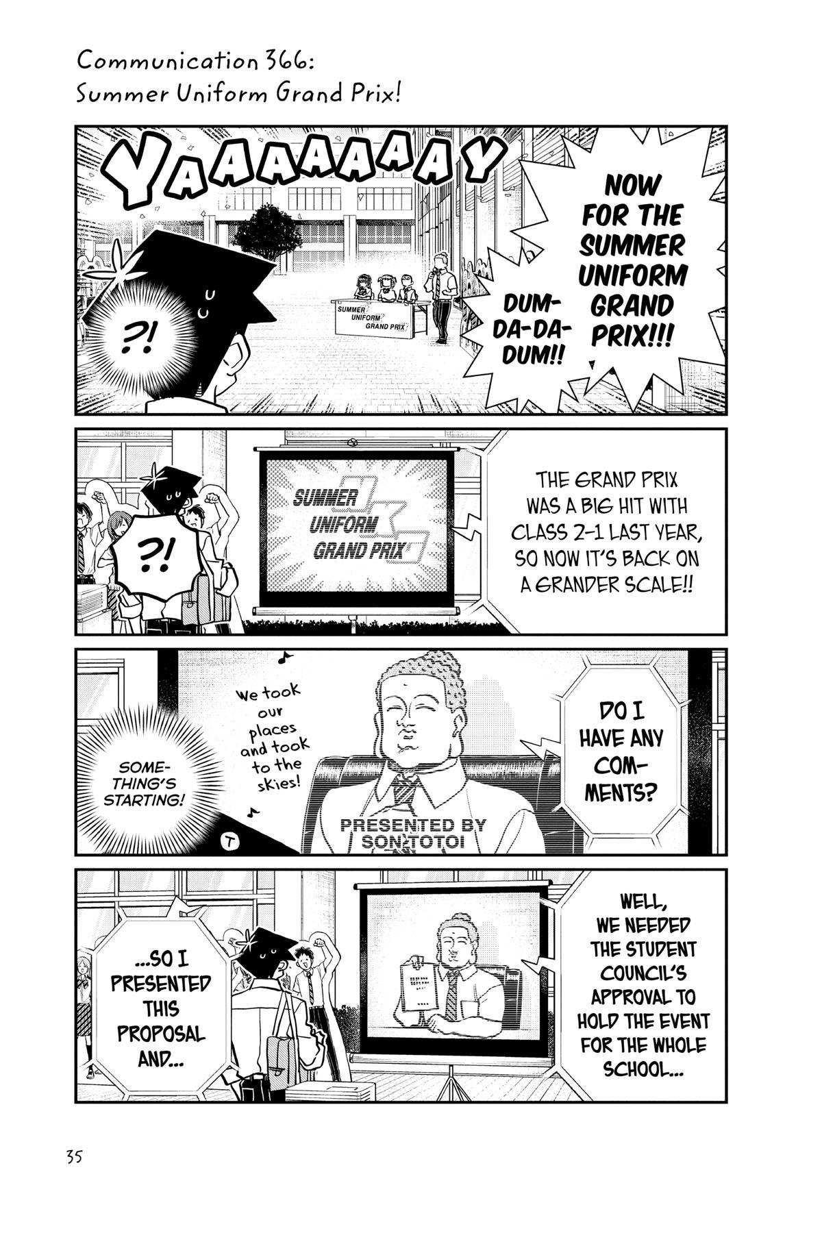 Komi Can’t Communicate Chapter 366