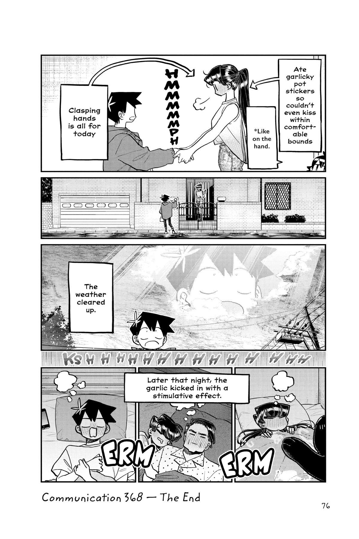 Komi Can’t Communicate Chapter 368