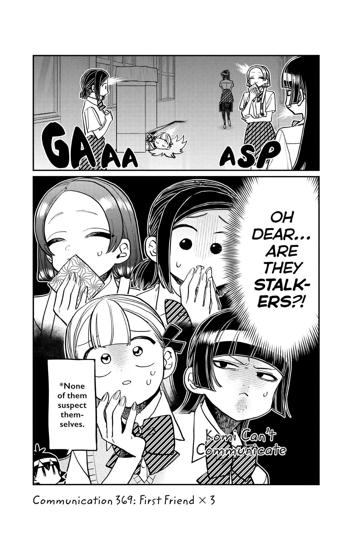 Komi Can’t Communicate Chapter 369