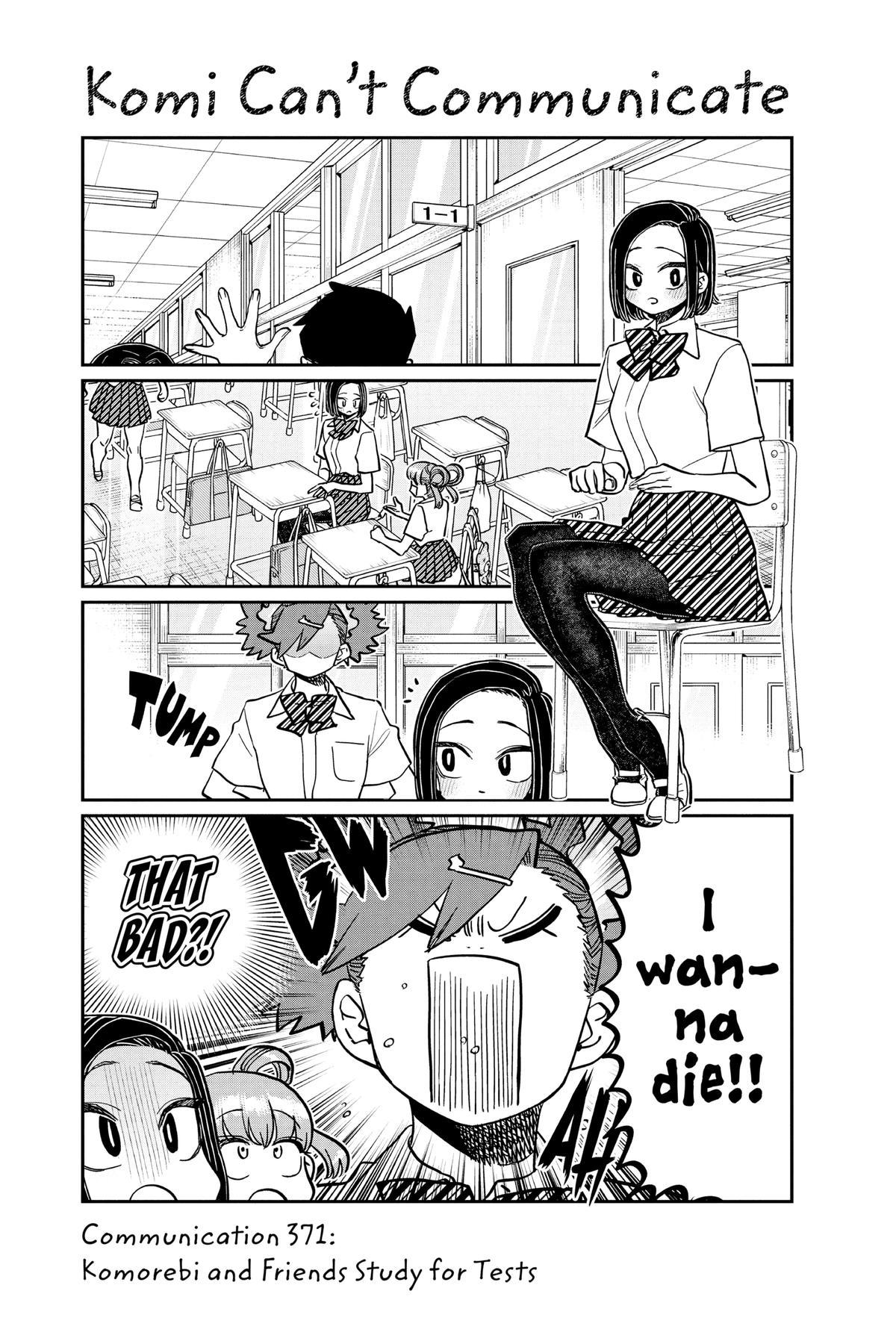 Komi Can’t Communicate Chapter 371