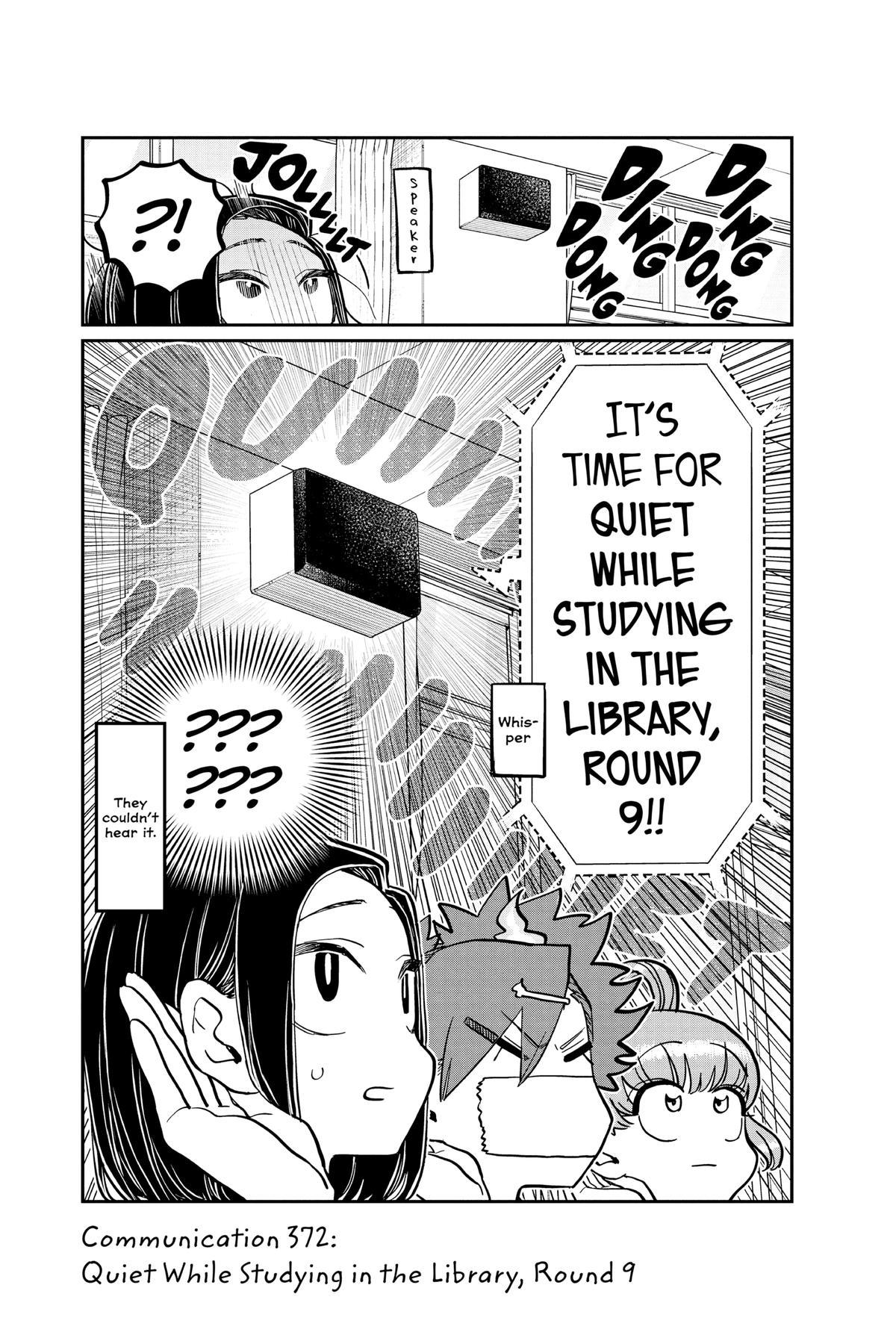Komi Can’t Communicate Chapter 372