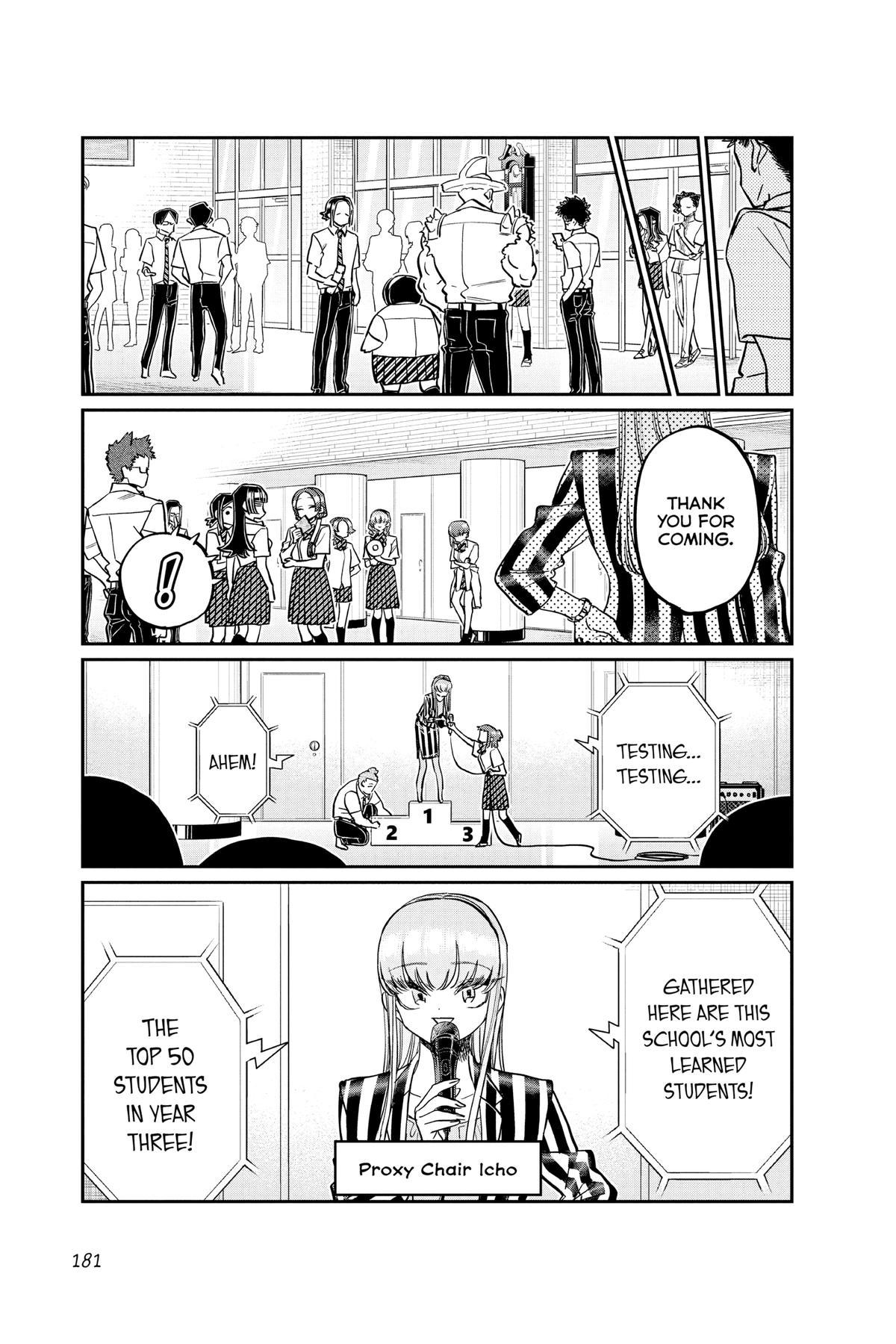 Komi Can’t Communicate Chapter 376