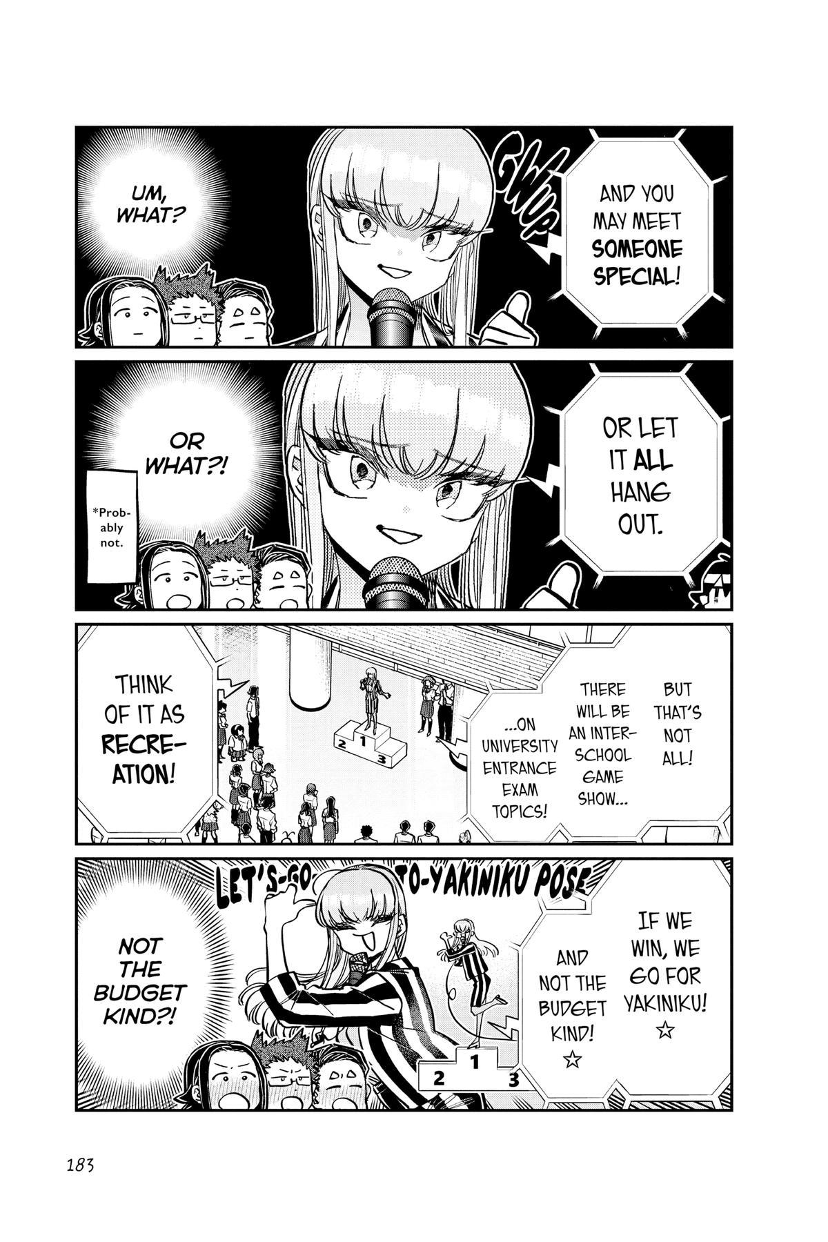 Komi Can’t Communicate Chapter 376