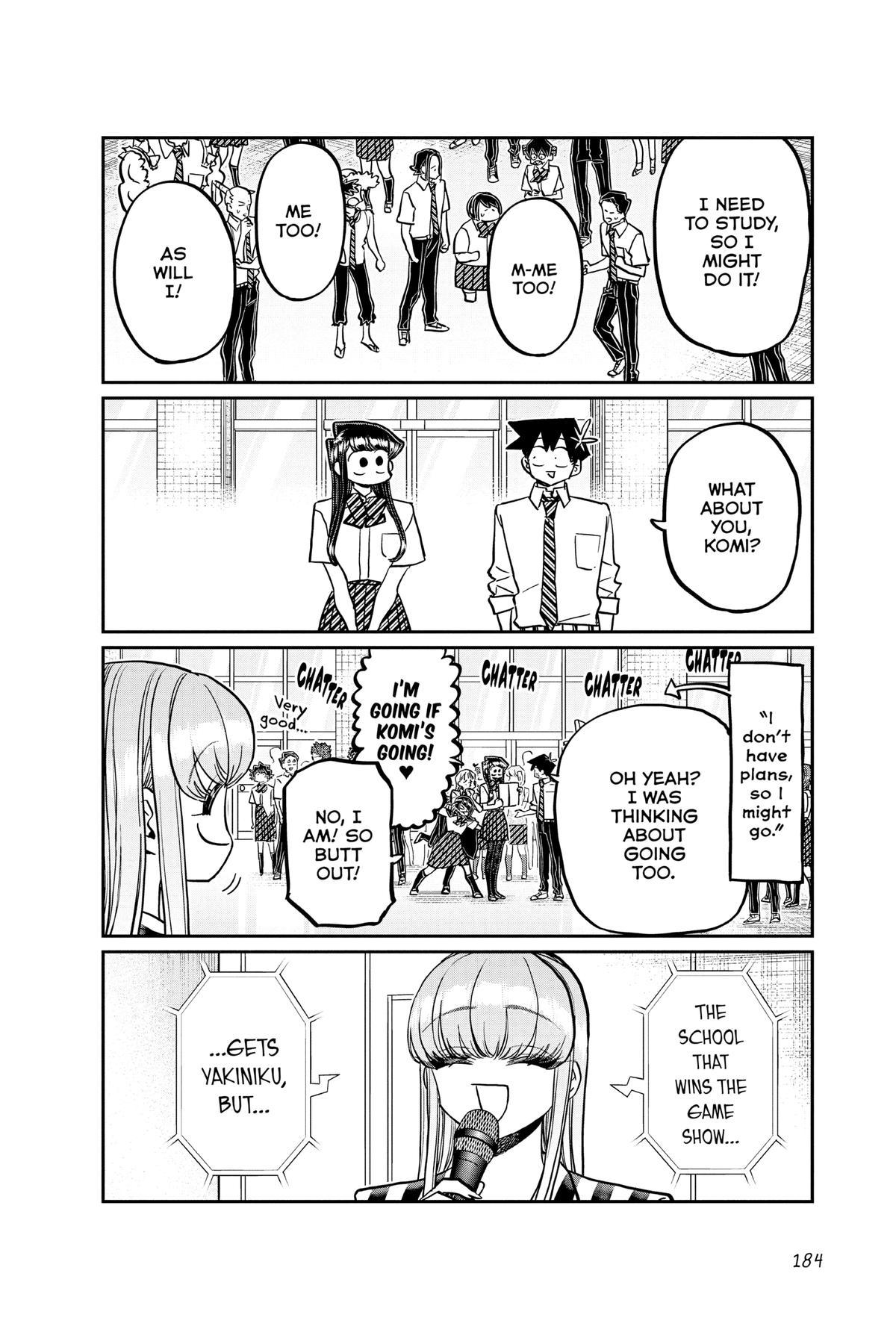Komi Can’t Communicate Chapter 376