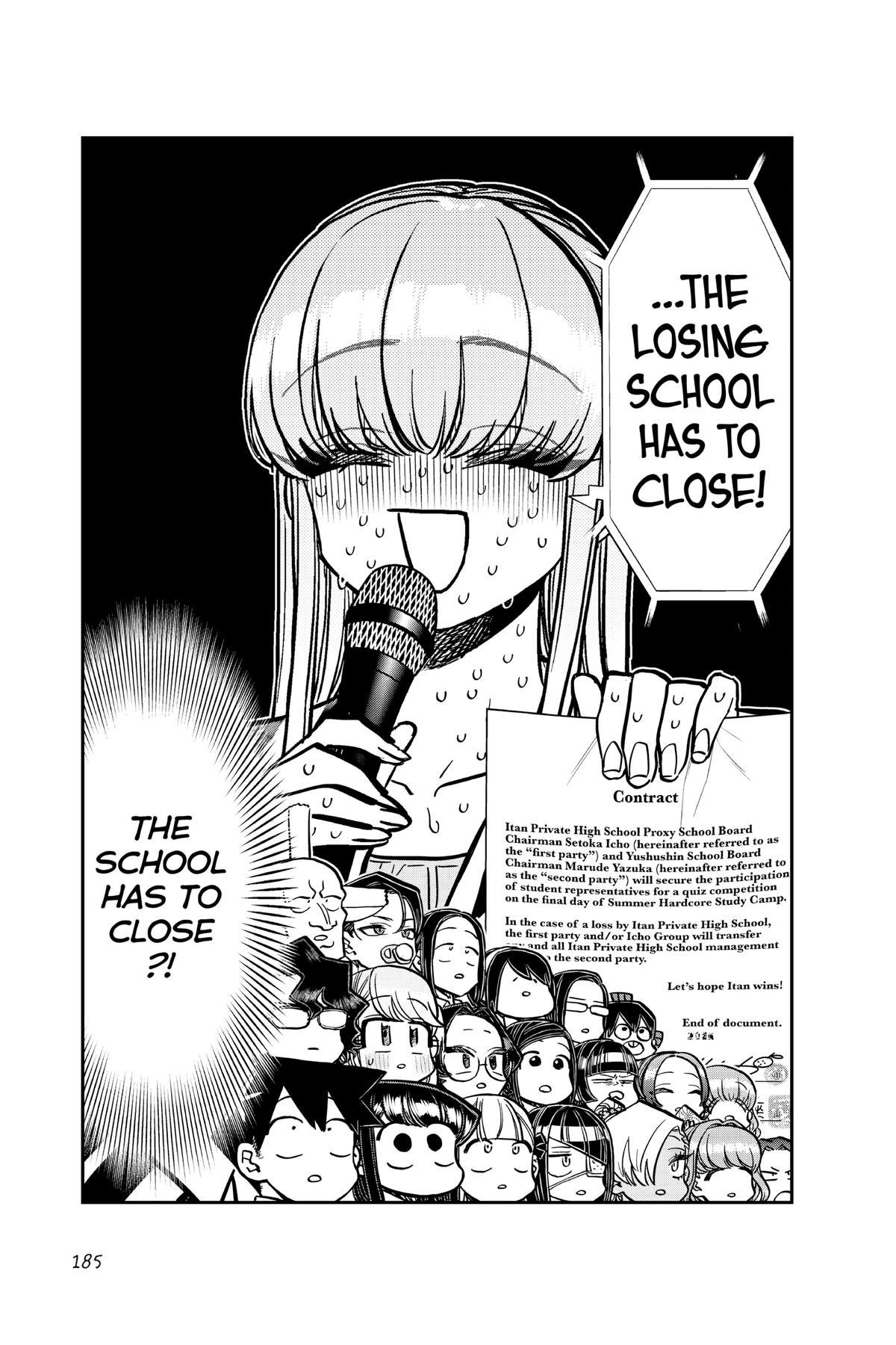 Komi Can’t Communicate Chapter 376