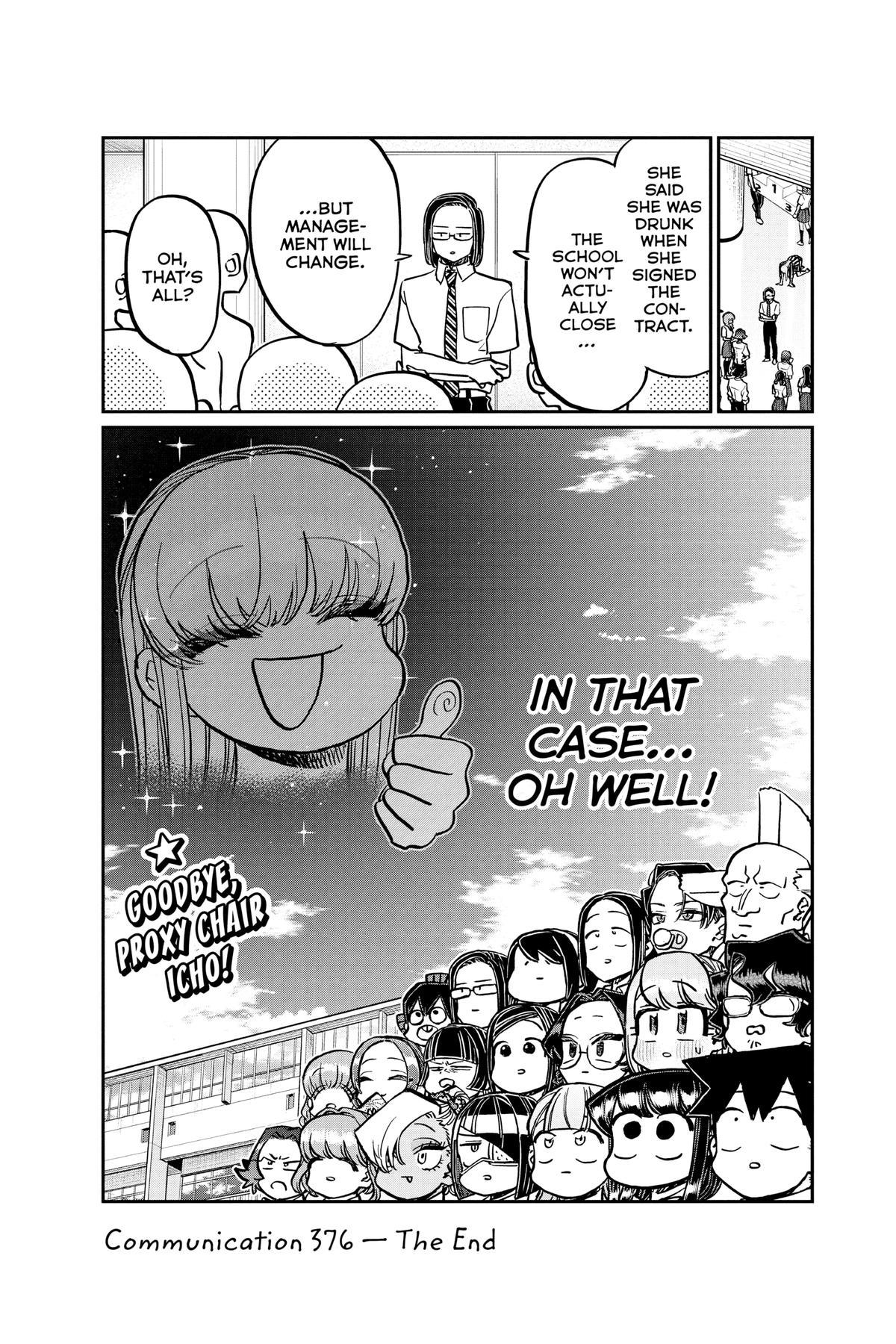 Komi Can’t Communicate Chapter 376