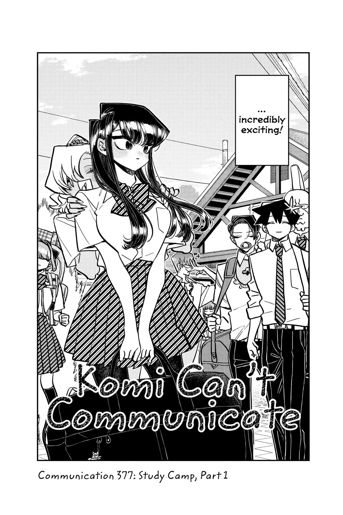 Komi Can’t Communicate Chapter 377