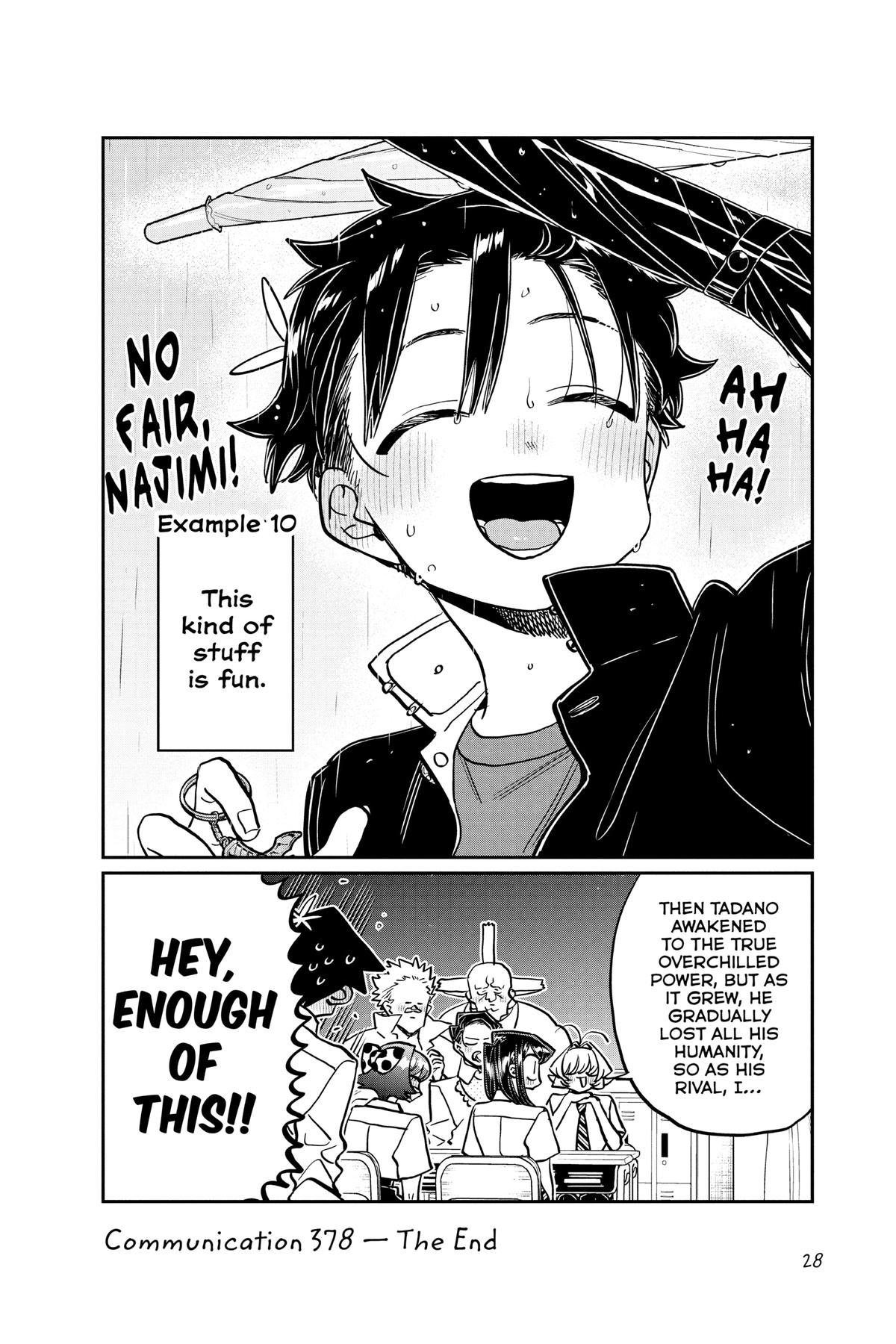 Komi Can’t Communicate Chapter 378