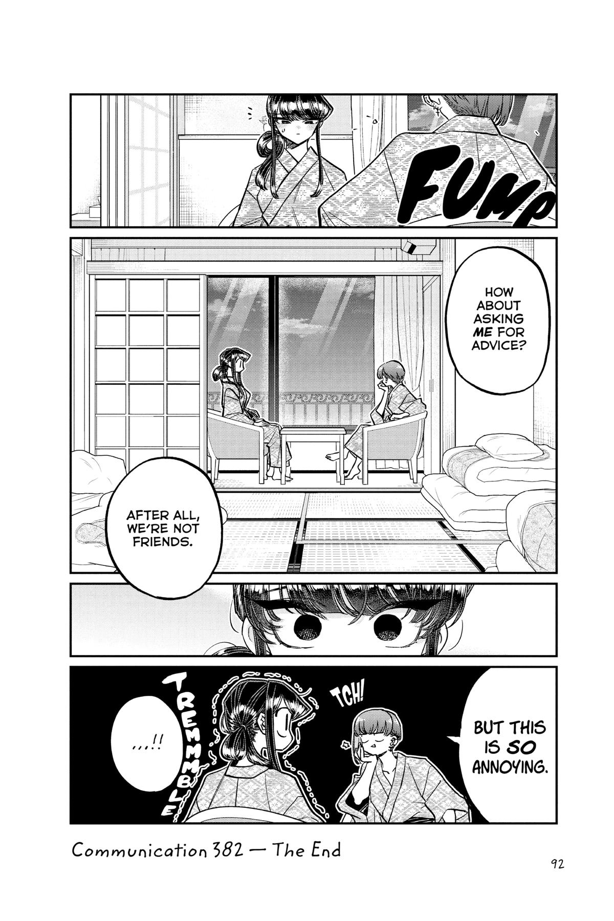 Komi Can’t Communicate Chapter 382