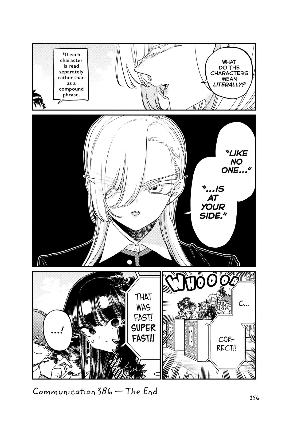 Komi Can’t Communicate Chapter 386