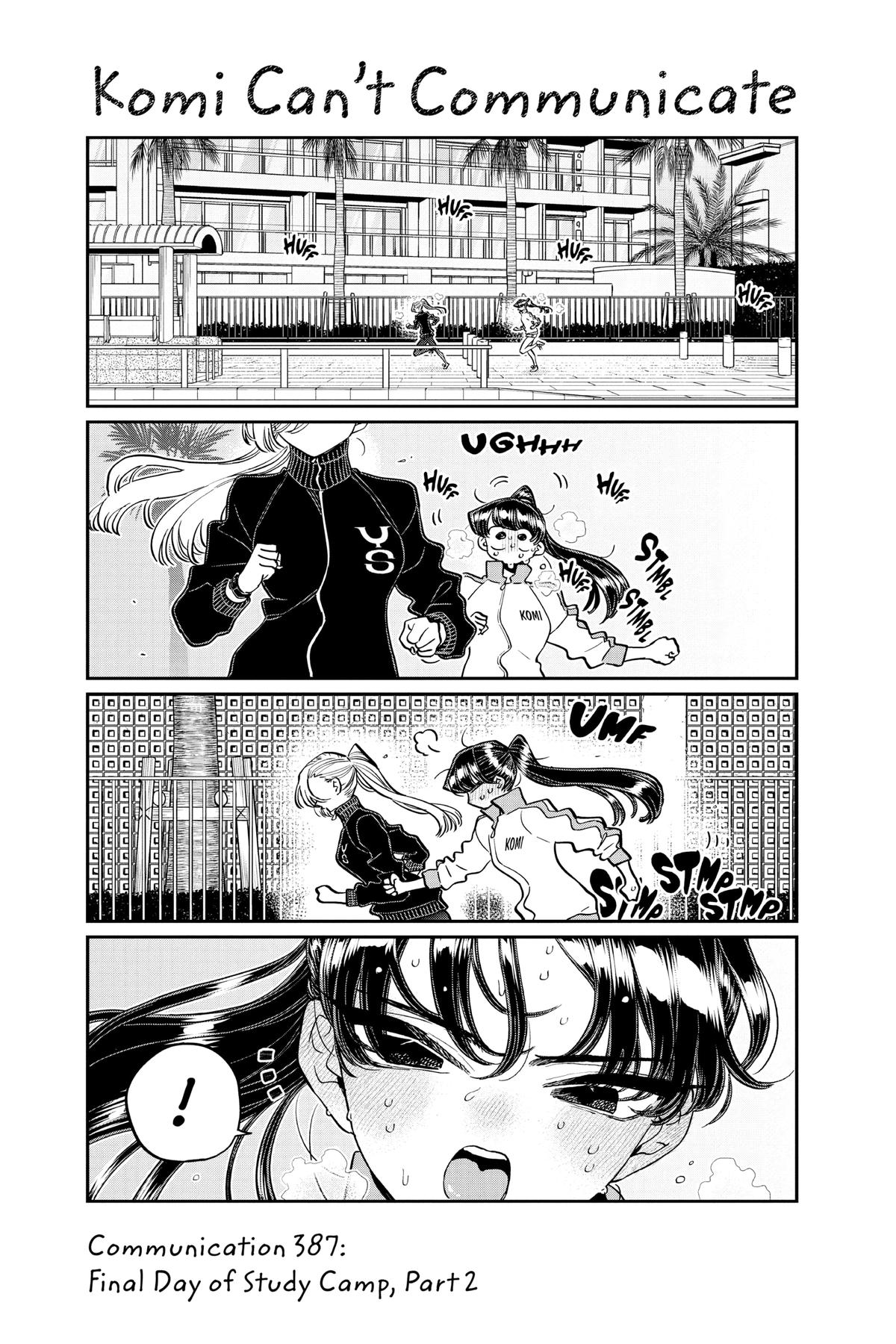 Komi Can’t Communicate Chapter 387