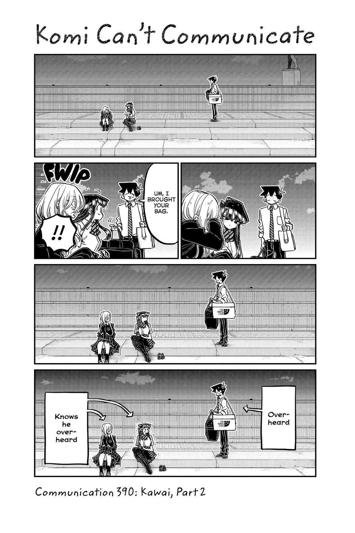 Komi Can’t Communicate Chapter 390