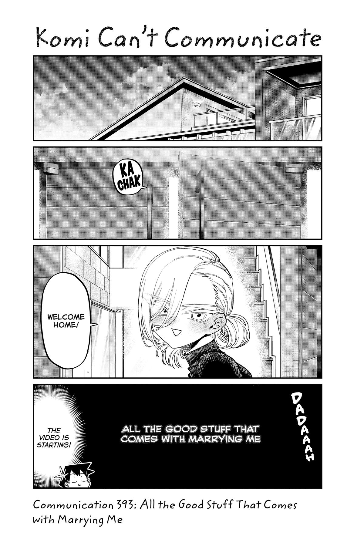 Komi Can’t Communicate Chapter 393