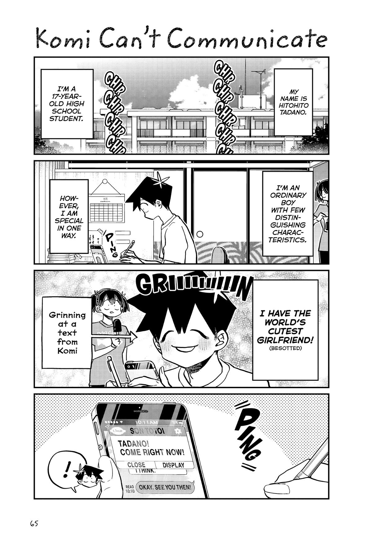 Komi Can’t Communicate Chapter 394
