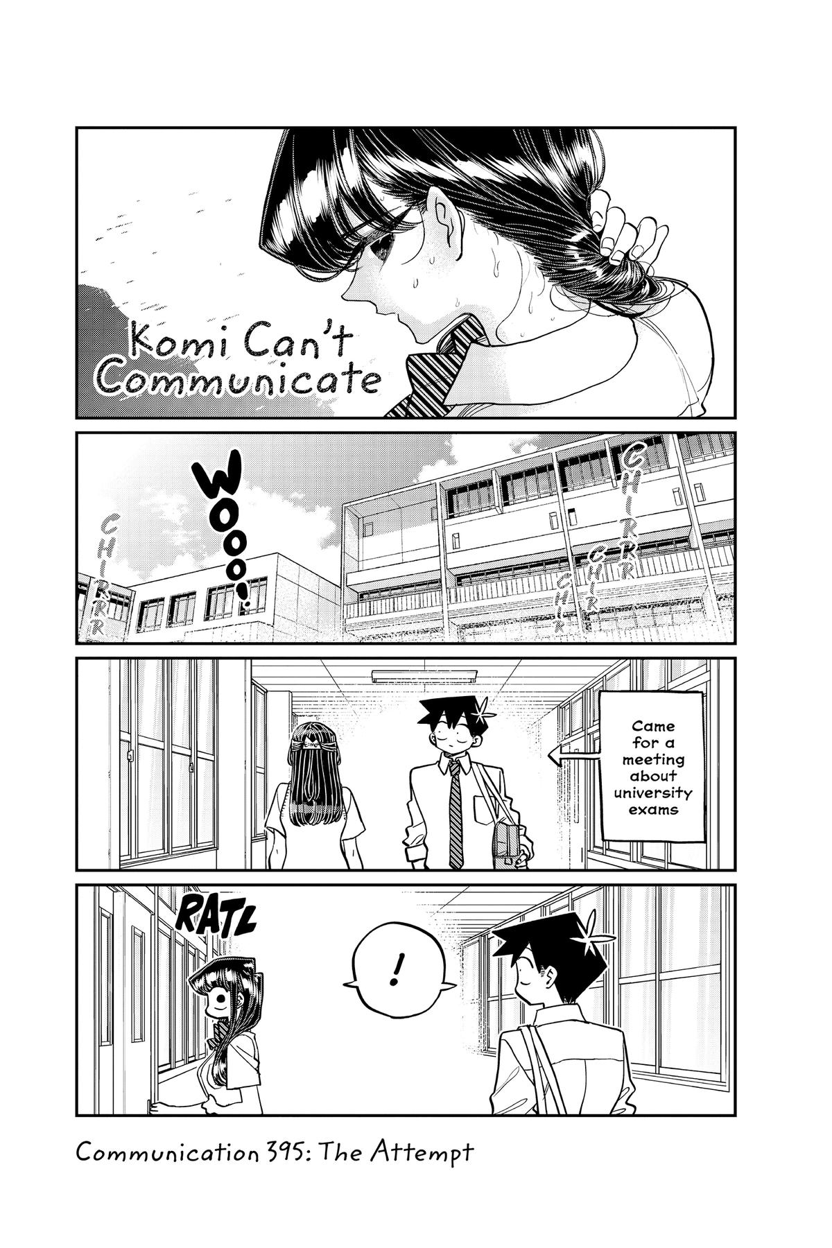 Komi Can’t Communicate Chapter 395