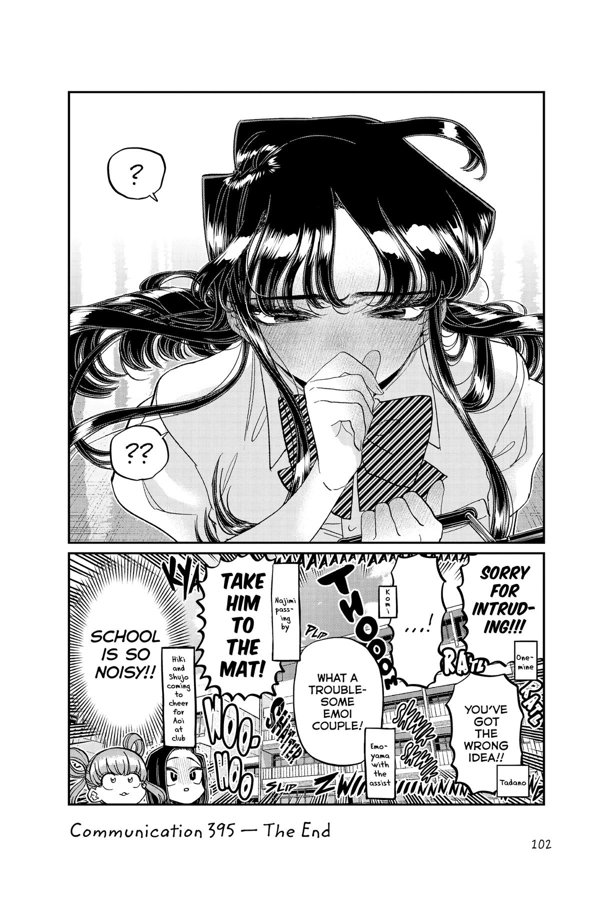 Komi Can’t Communicate Chapter 395