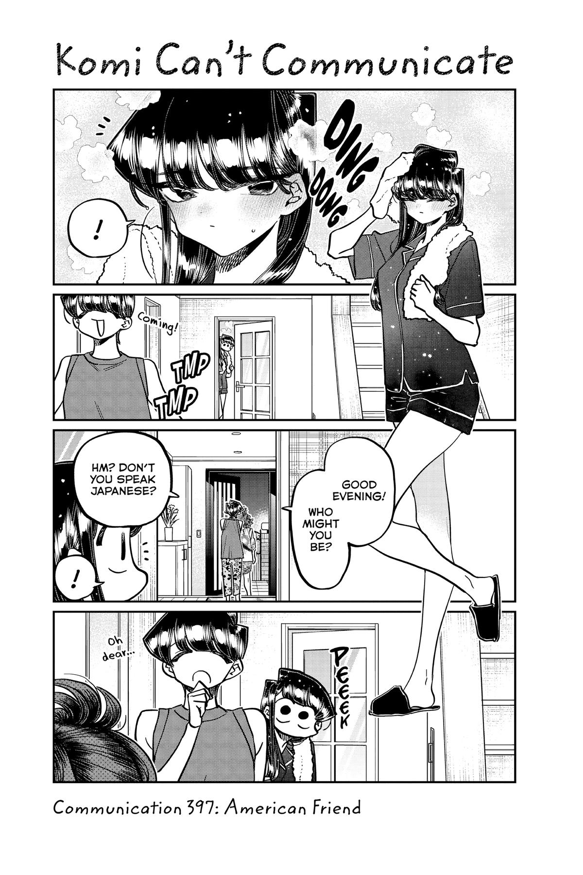 Komi Can’t Communicate Chapter 397