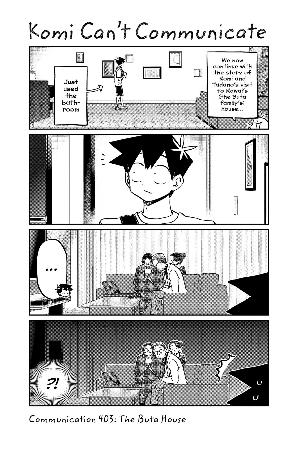 Komi Can’t Communicate Chapter 403