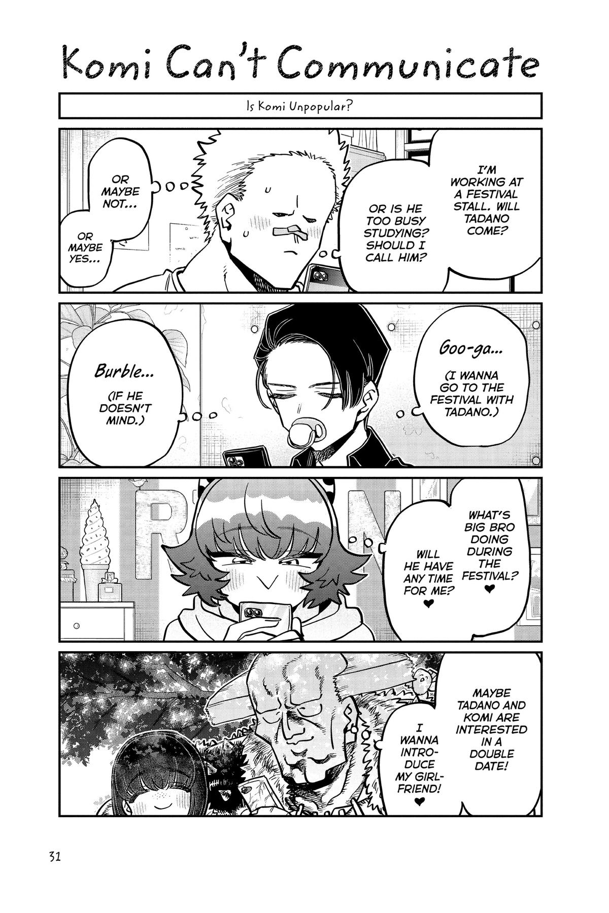 Komi Can’t Communicate Chapter 404