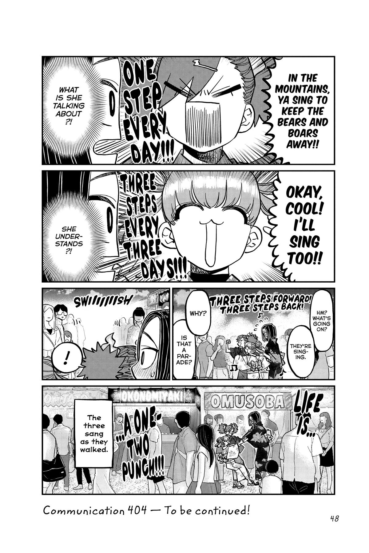 Komi Can’t Communicate Chapter 404