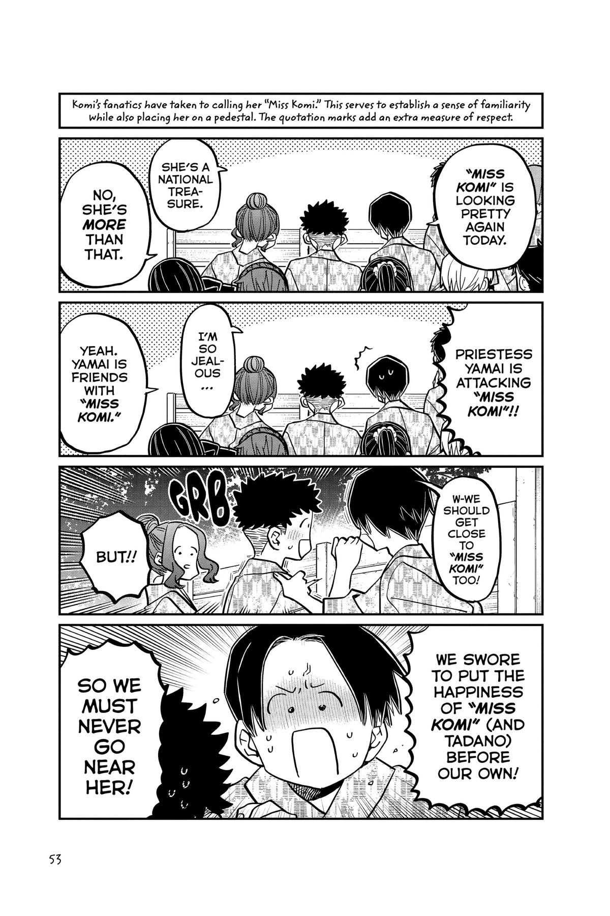 Komi Can’t Communicate Chapter 405