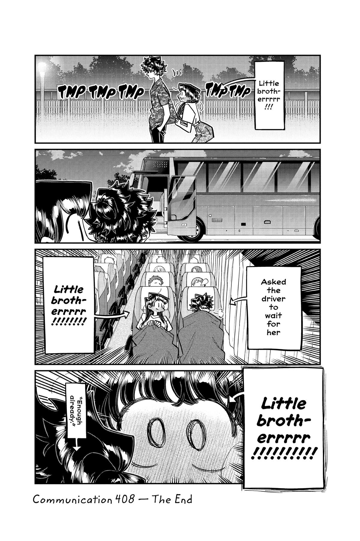Komi Can’t Communicate Chapter 408