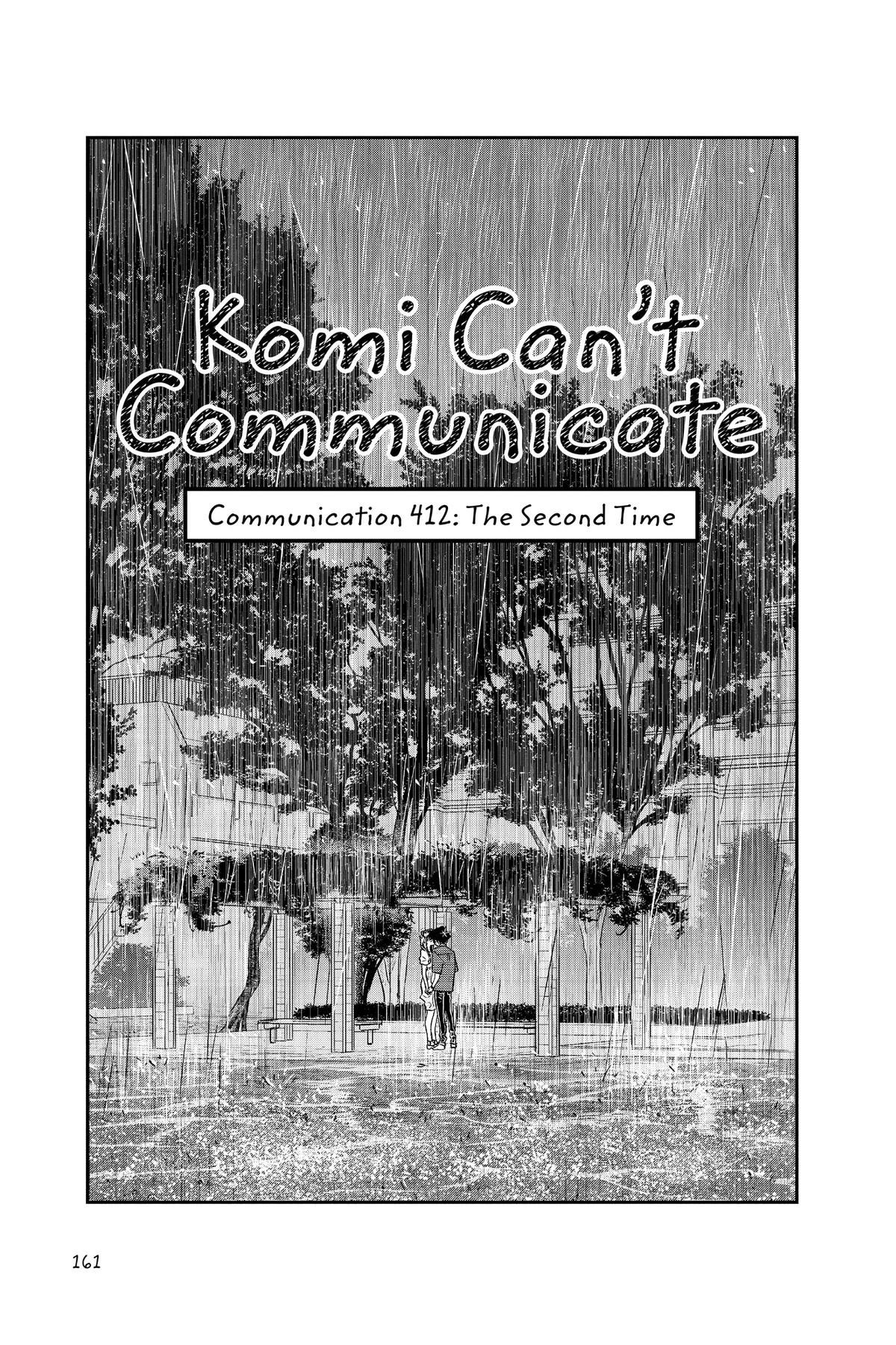 Komi Can’t Communicate Chapter 412