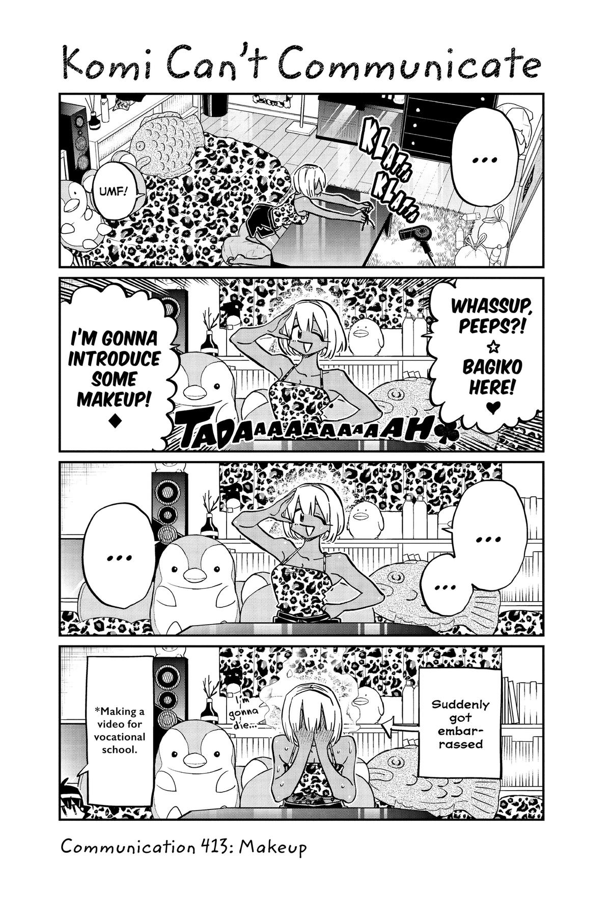 Komi Can’t Communicate Chapter 413