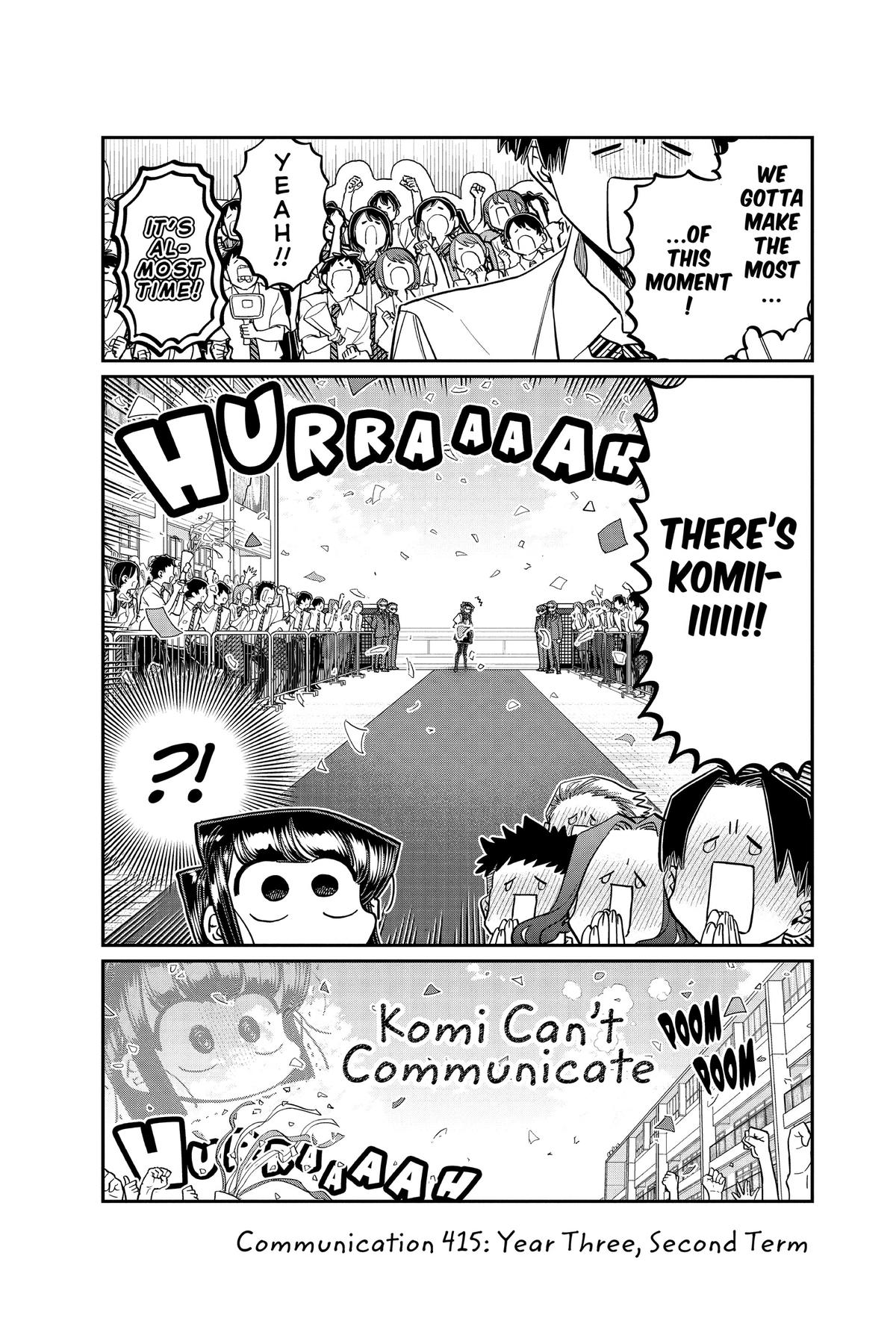 Komi Can’t Communicate Chapter 415