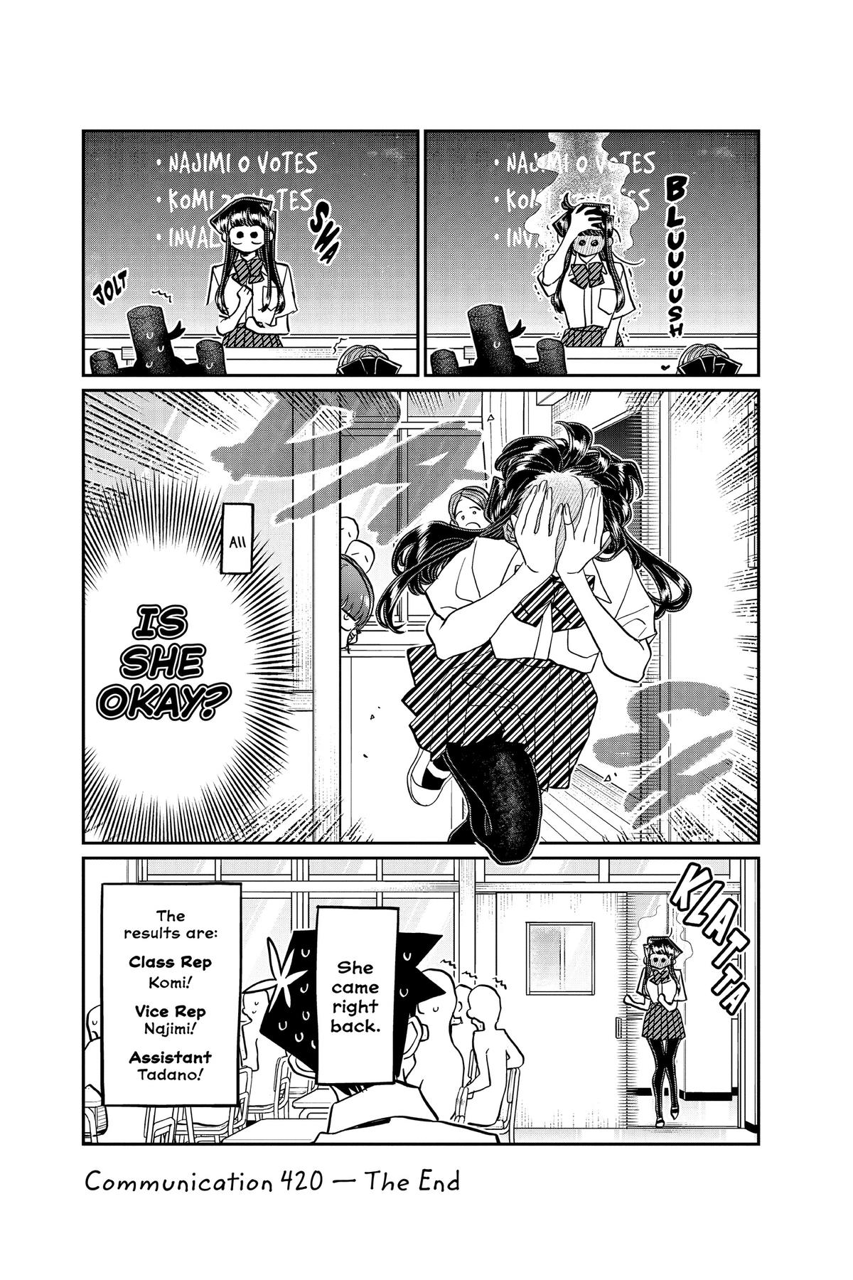Komi Can’t Communicate Chapter 420