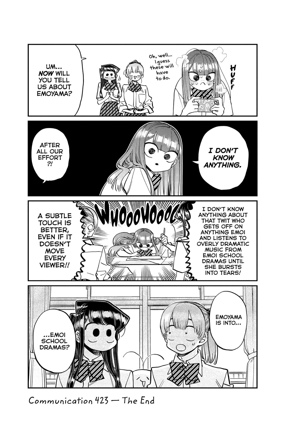 Komi Can’t Communicate Chapter 423