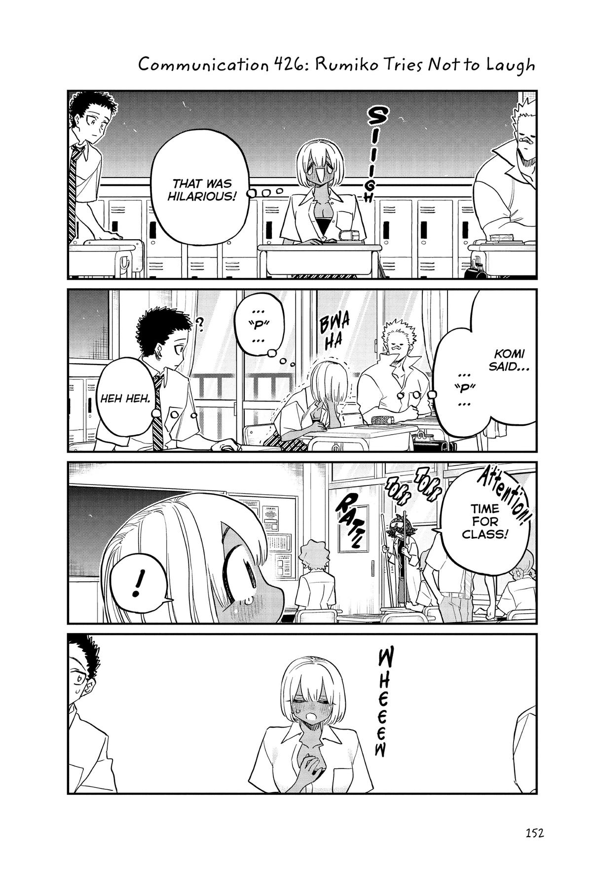 Komi Can’t Communicate Chapter 426