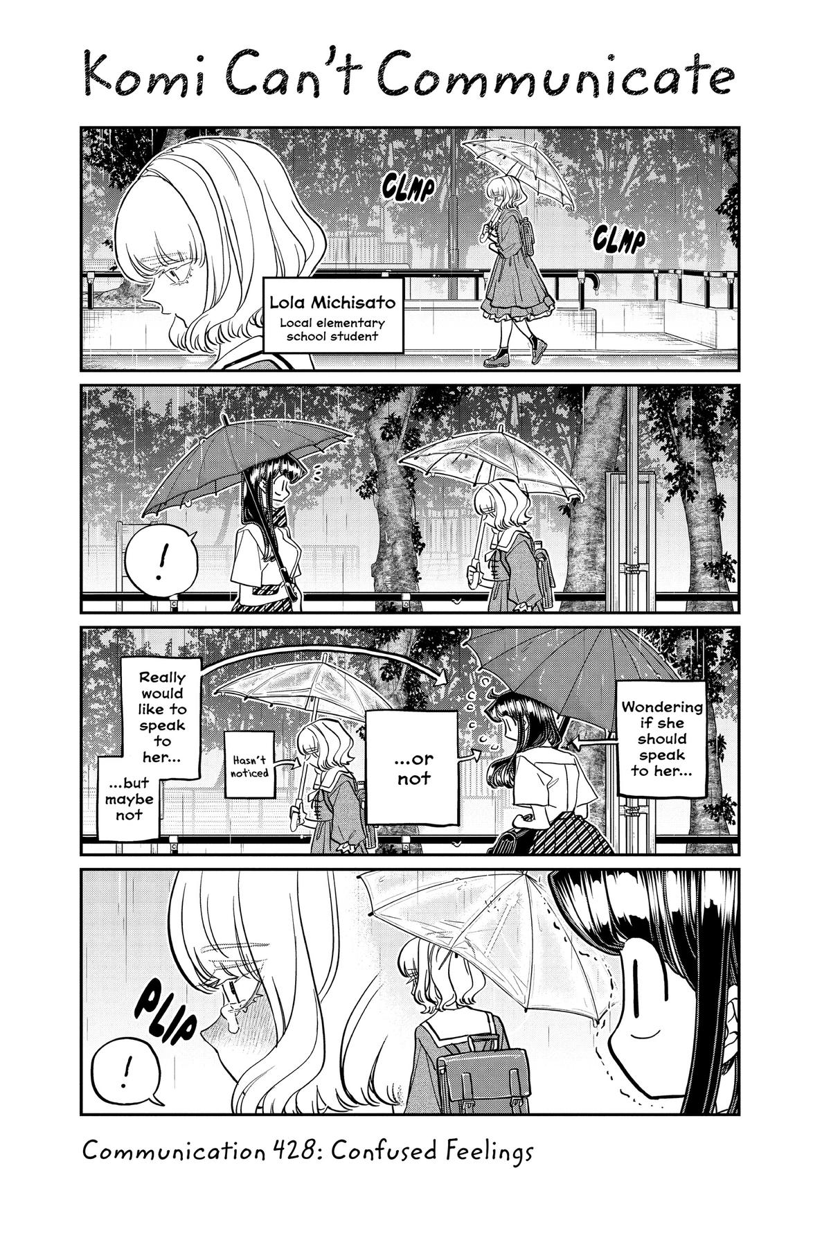 Komi Can’t Communicate Chapter 428