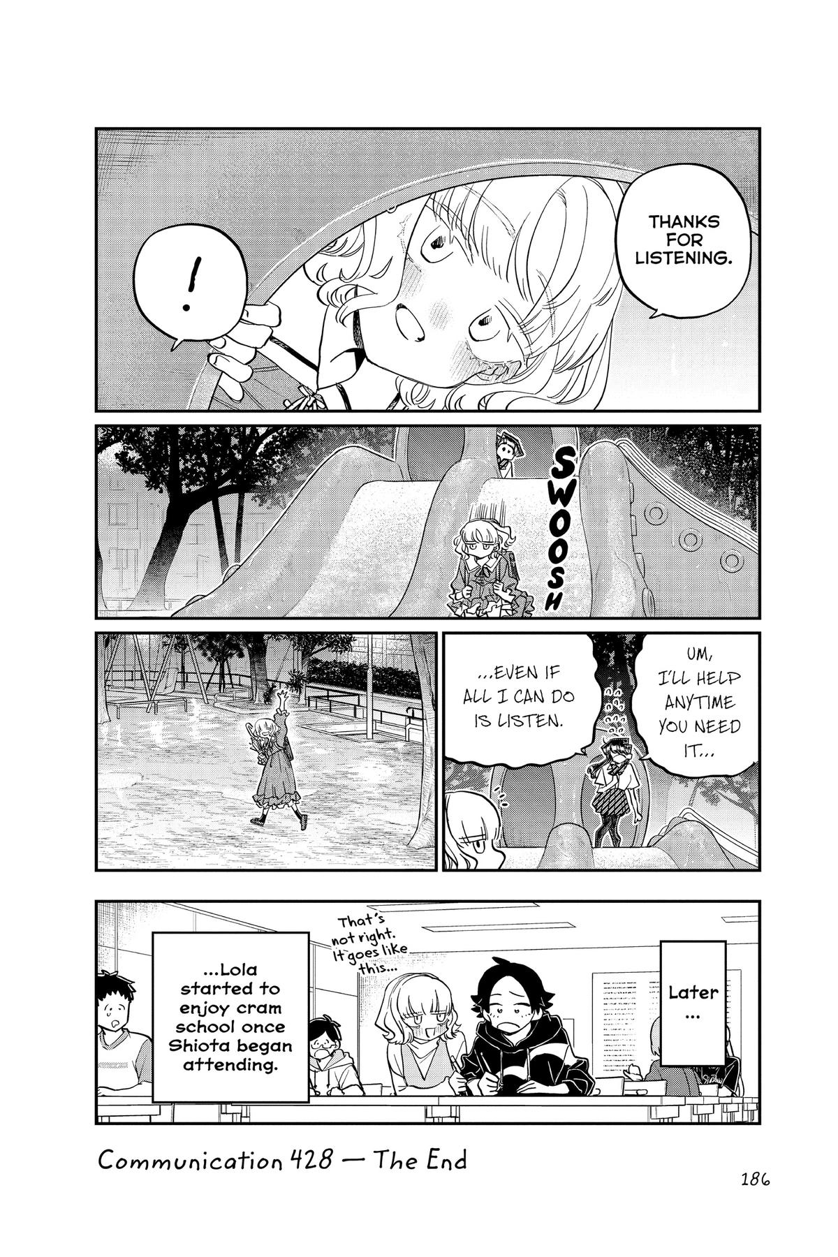 Komi Can’t Communicate Chapter 428