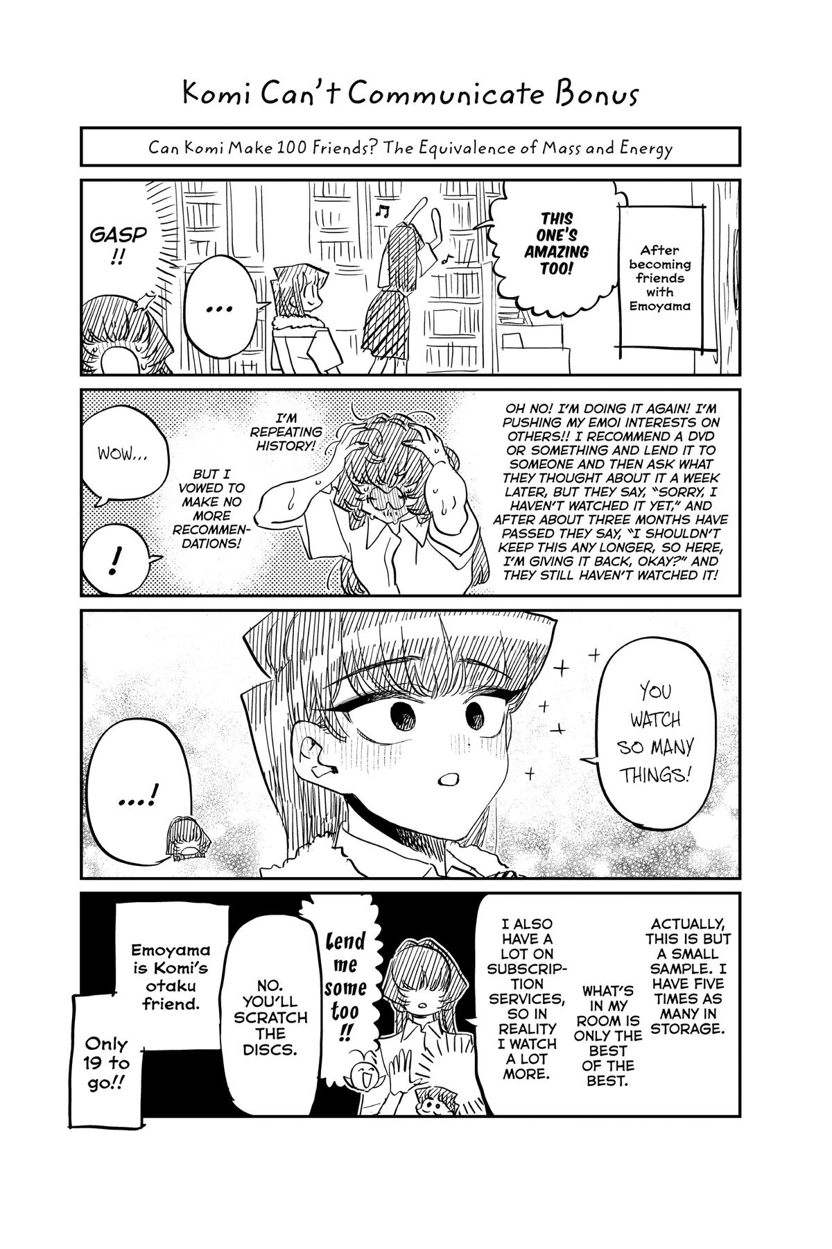 Komi Can’t Communicate Chapter 428