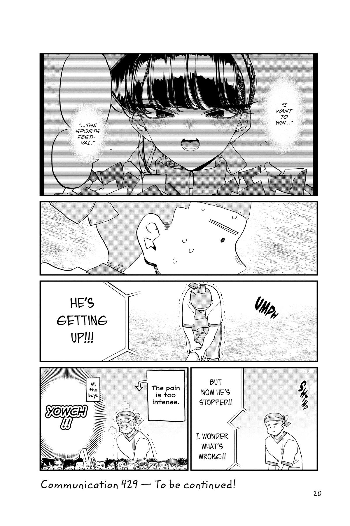 Komi Can’t Communicate Chapter 429
