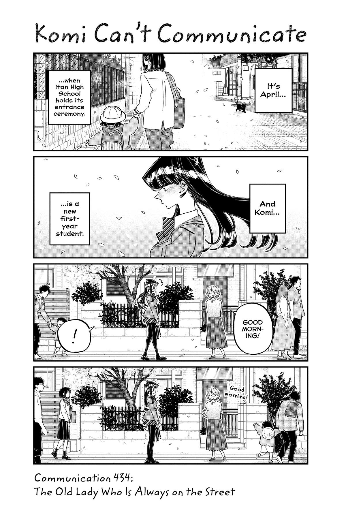 Komi Can’t Communicate Chapter 434