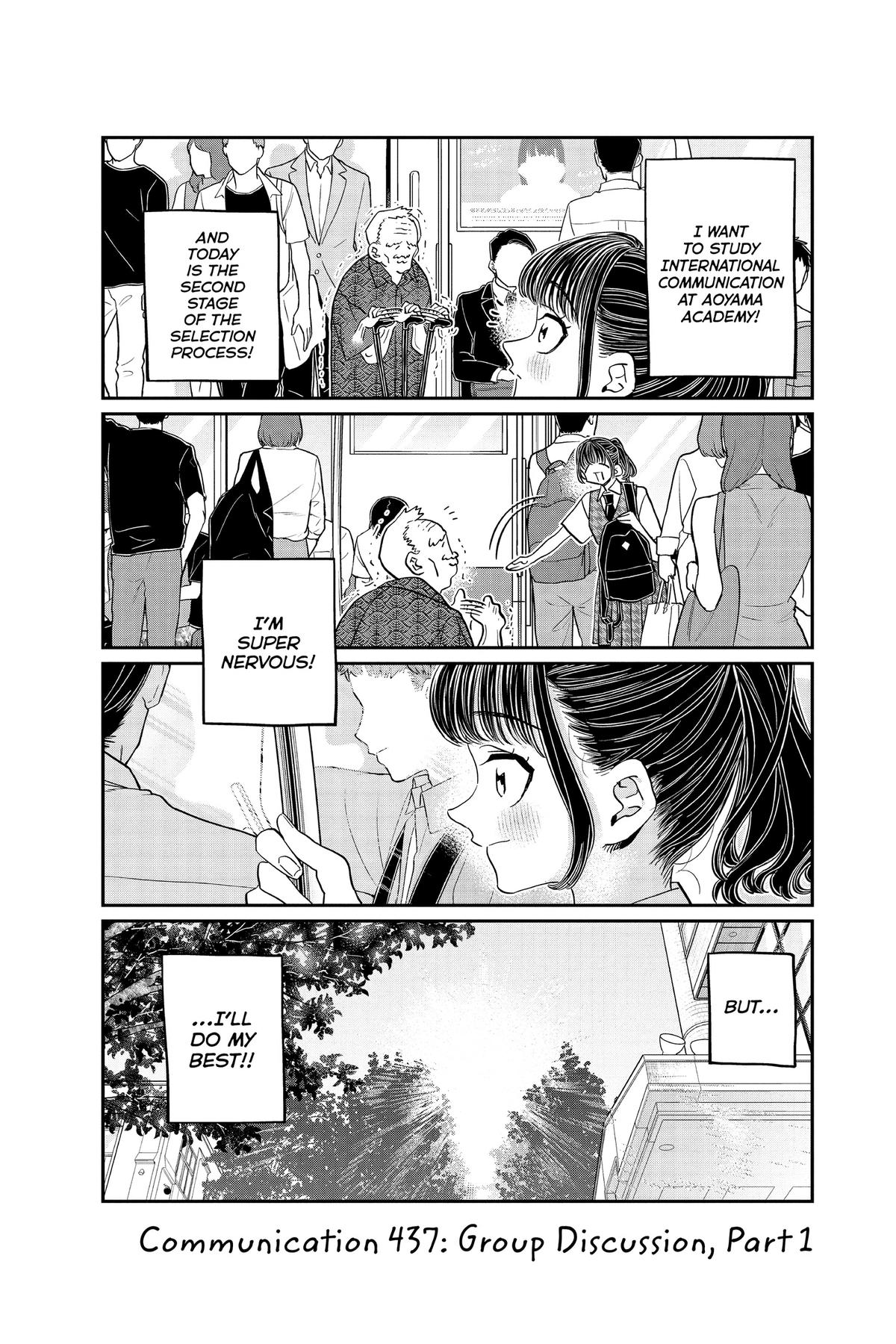 Komi Can’t Communicate Chapter 437