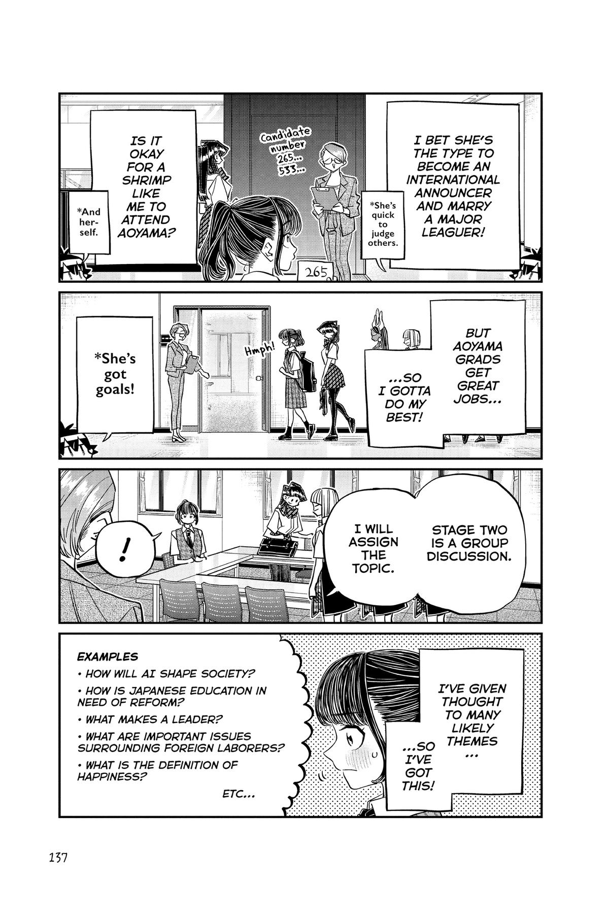 Komi Can’t Communicate Chapter 437