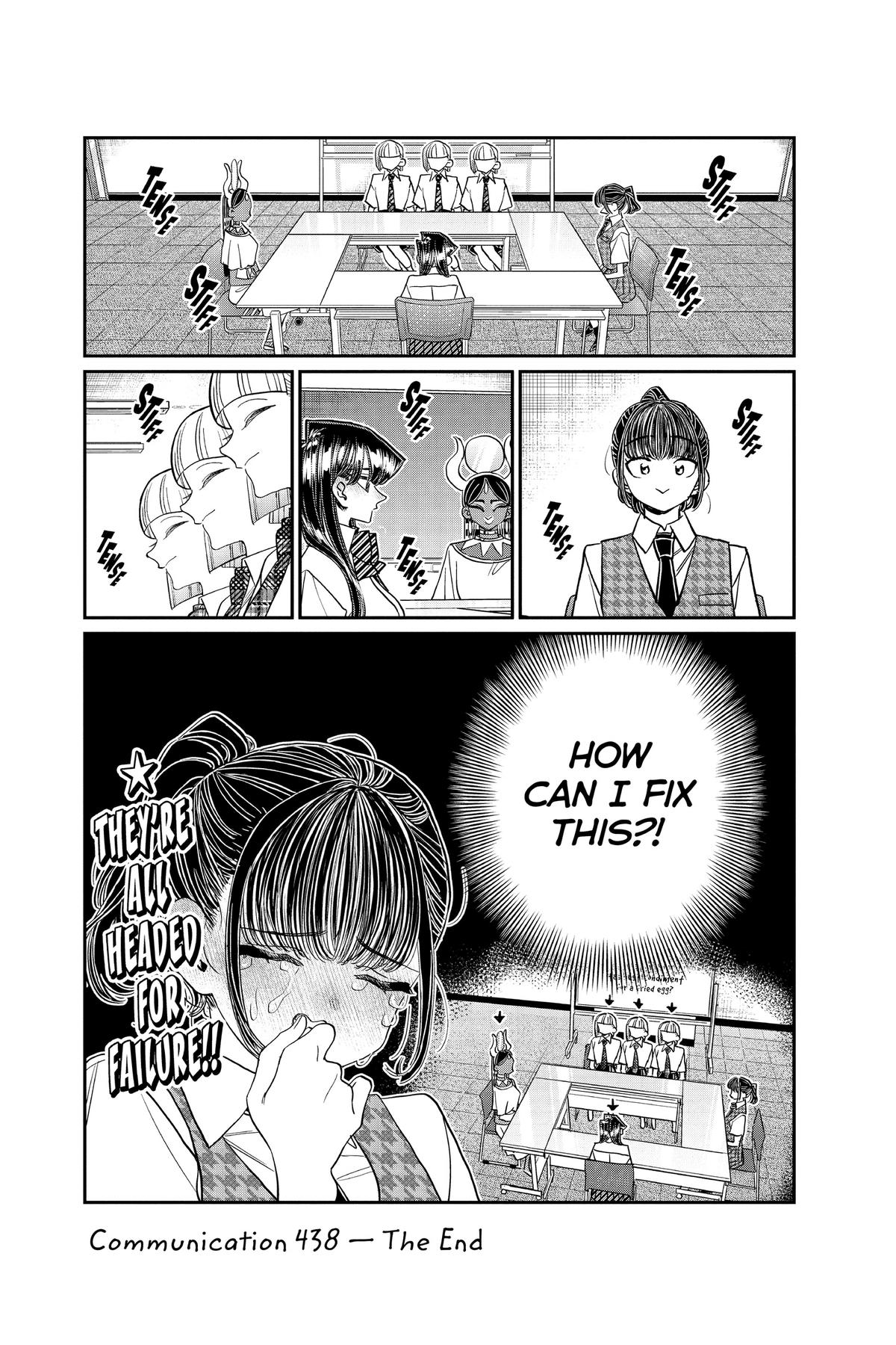 Komi Can’t Communicate Chapter 438