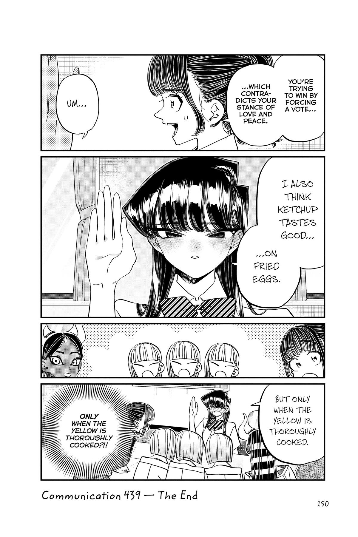 Komi Can’t Communicate Chapter 439