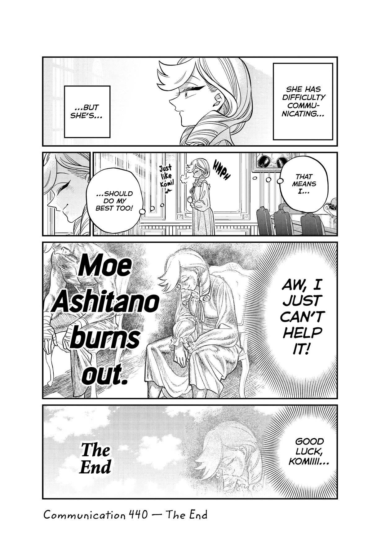 Komi Can’t Communicate Chapter 440