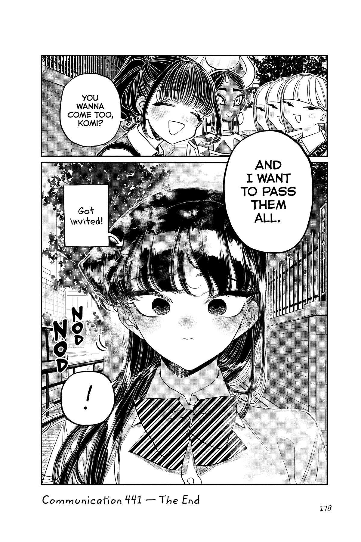 Komi Can’t Communicate Chapter 441