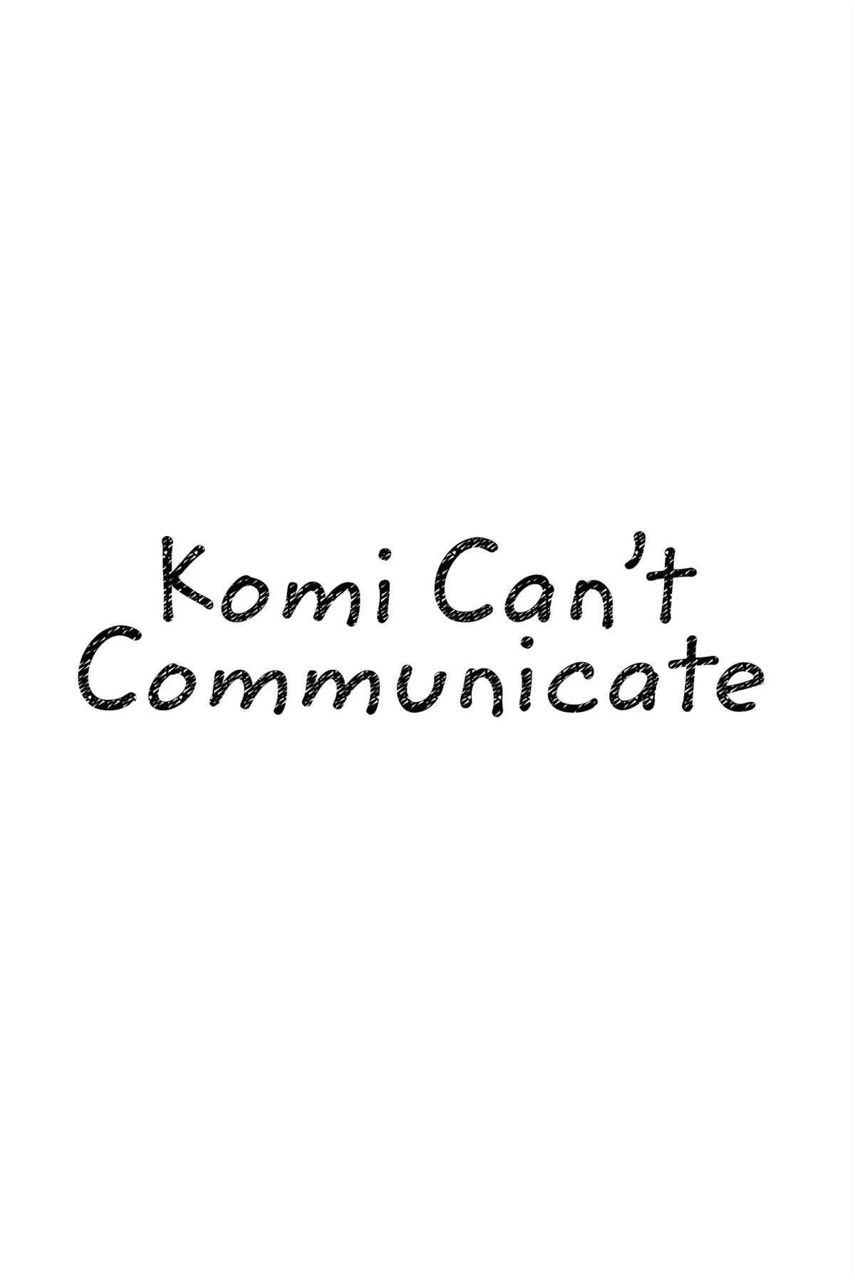 Komi Can’t Communicate Chapter 442