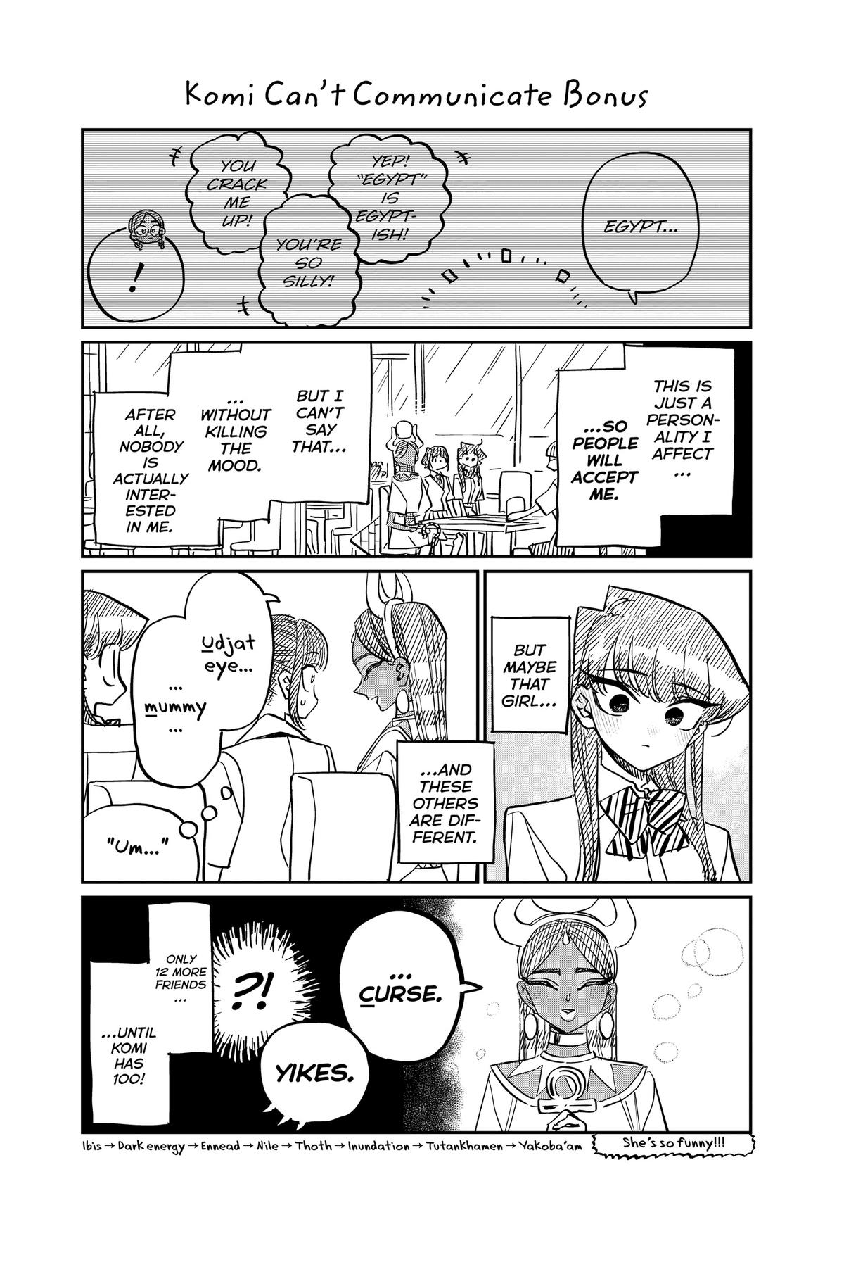 Komi Can’t Communicate Chapter 442.5