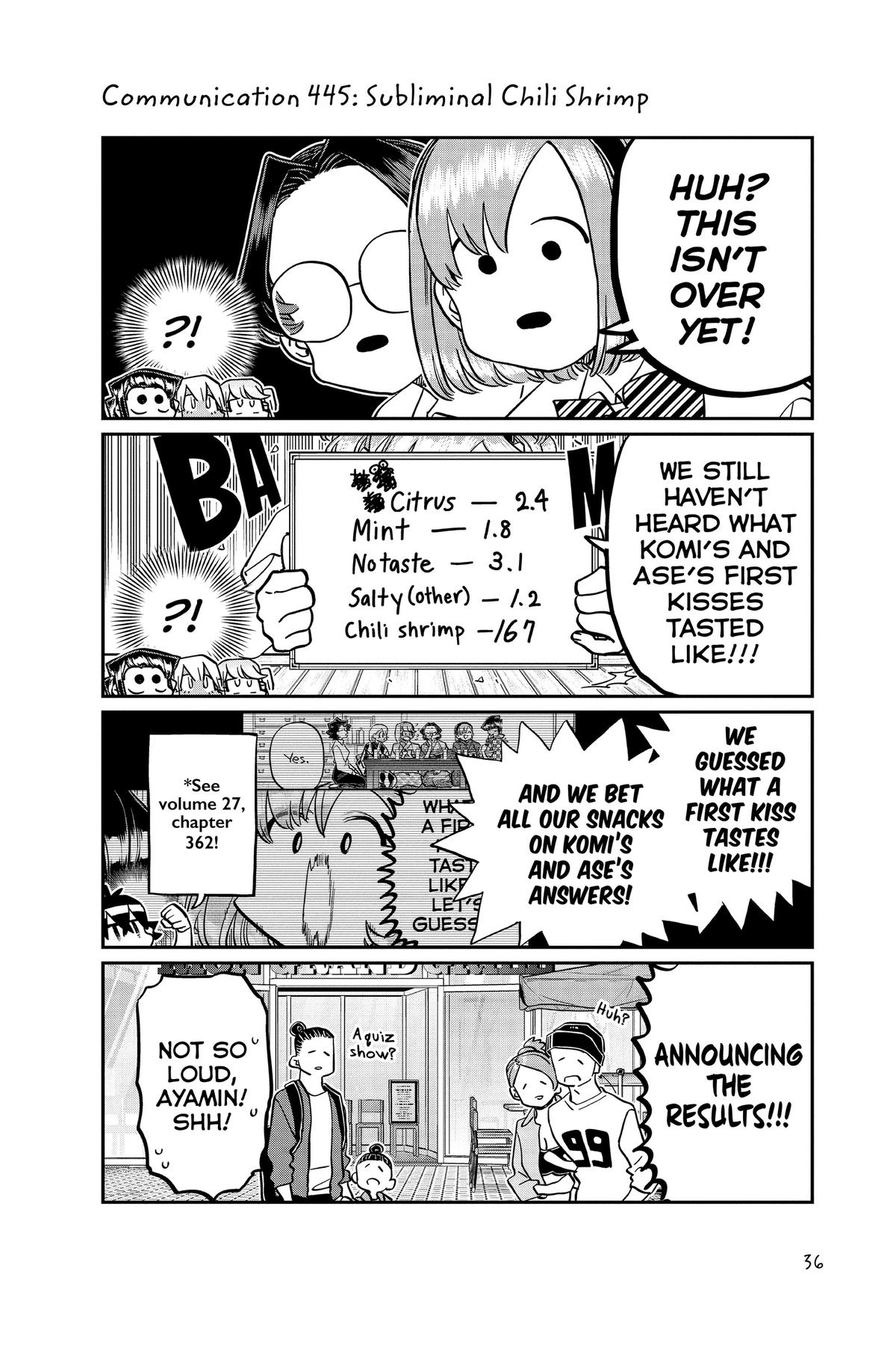 Komi Can’t Communicate Chapter 445